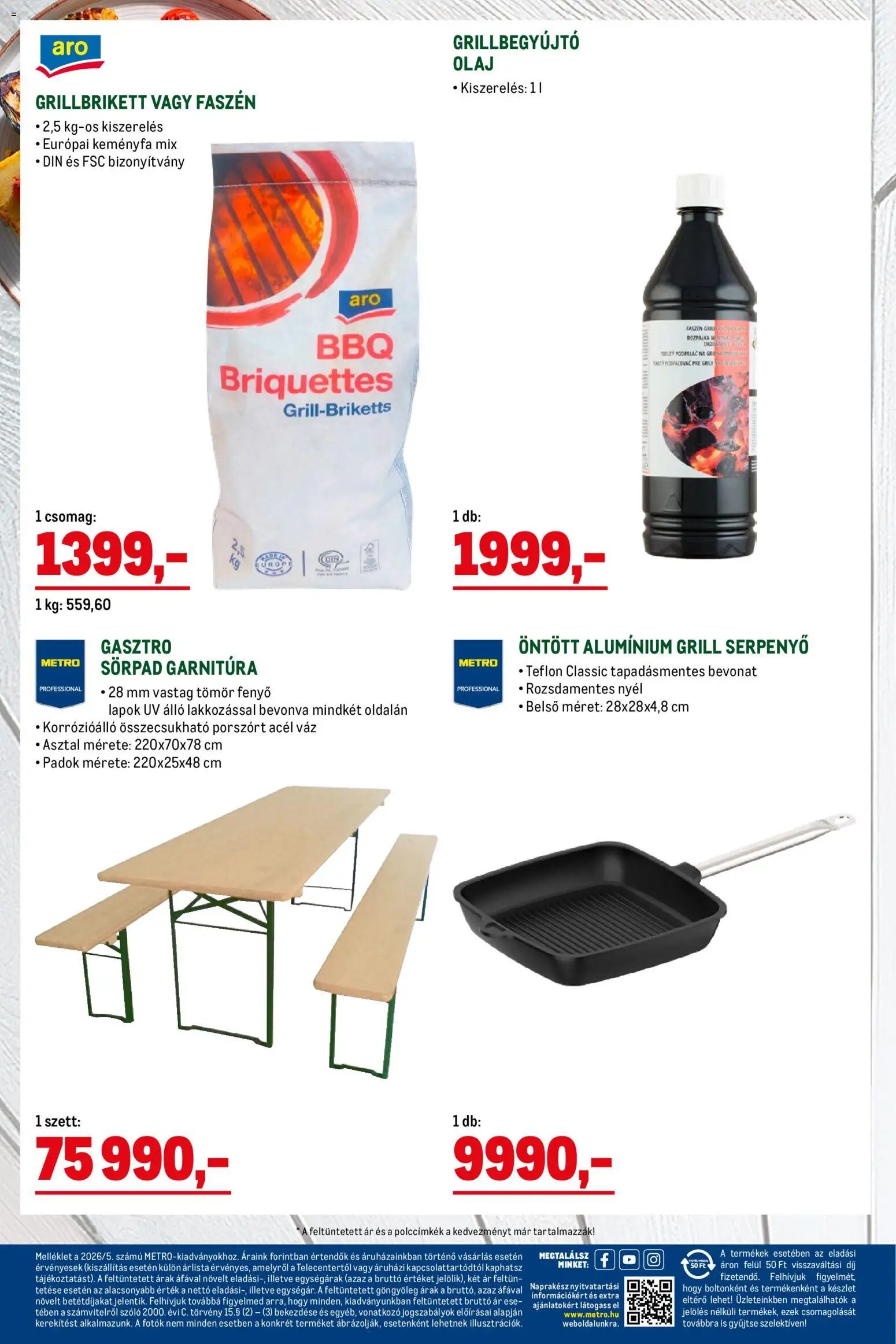 Metro újság 2026.05.02. Metro Grill katalógus 2026/05 (2026-05-02 - 2026-05-31)