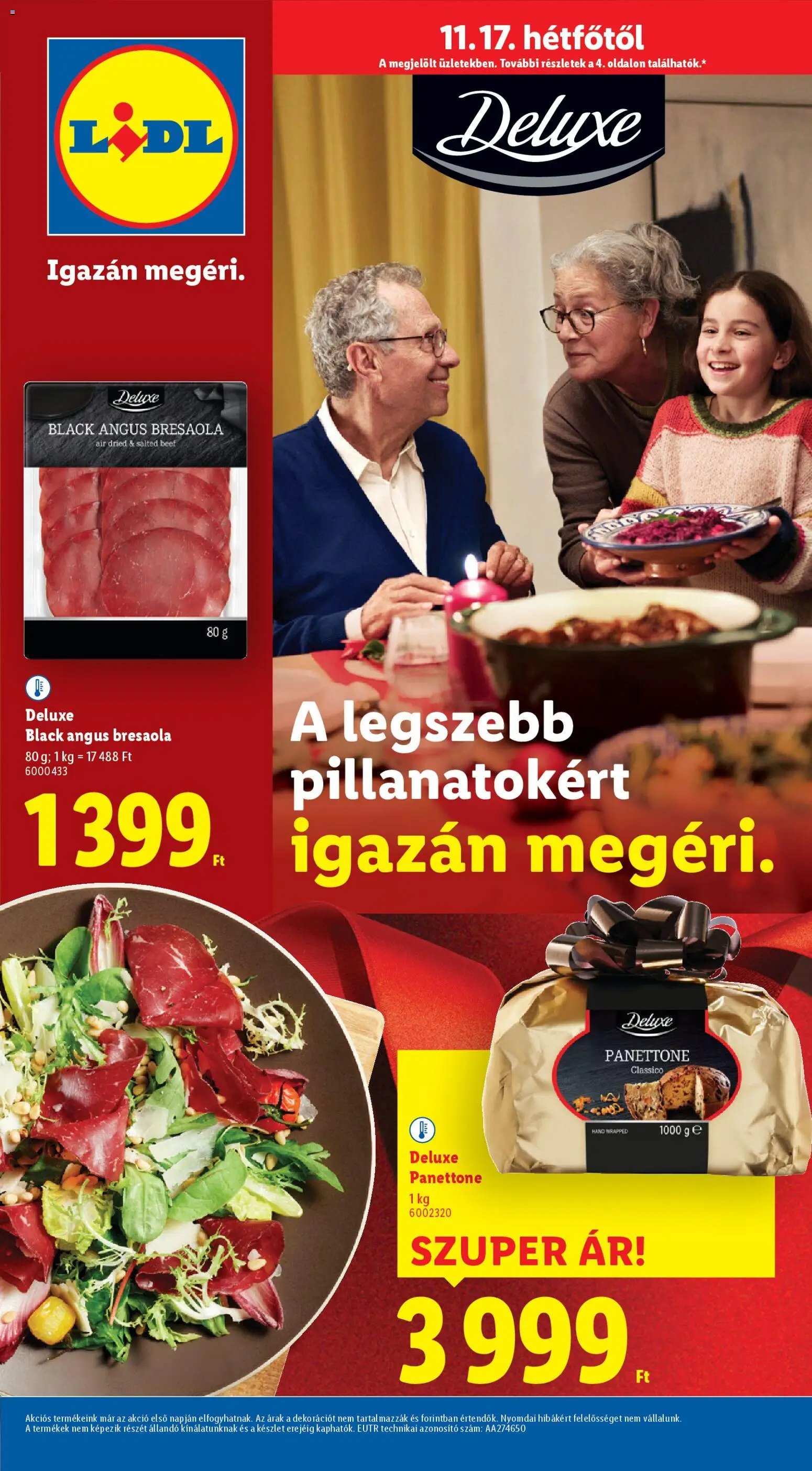 Lidl újság 2025.11.17. Regionális Deluxe katalógus (2025-11-17 - 2025-12-28)