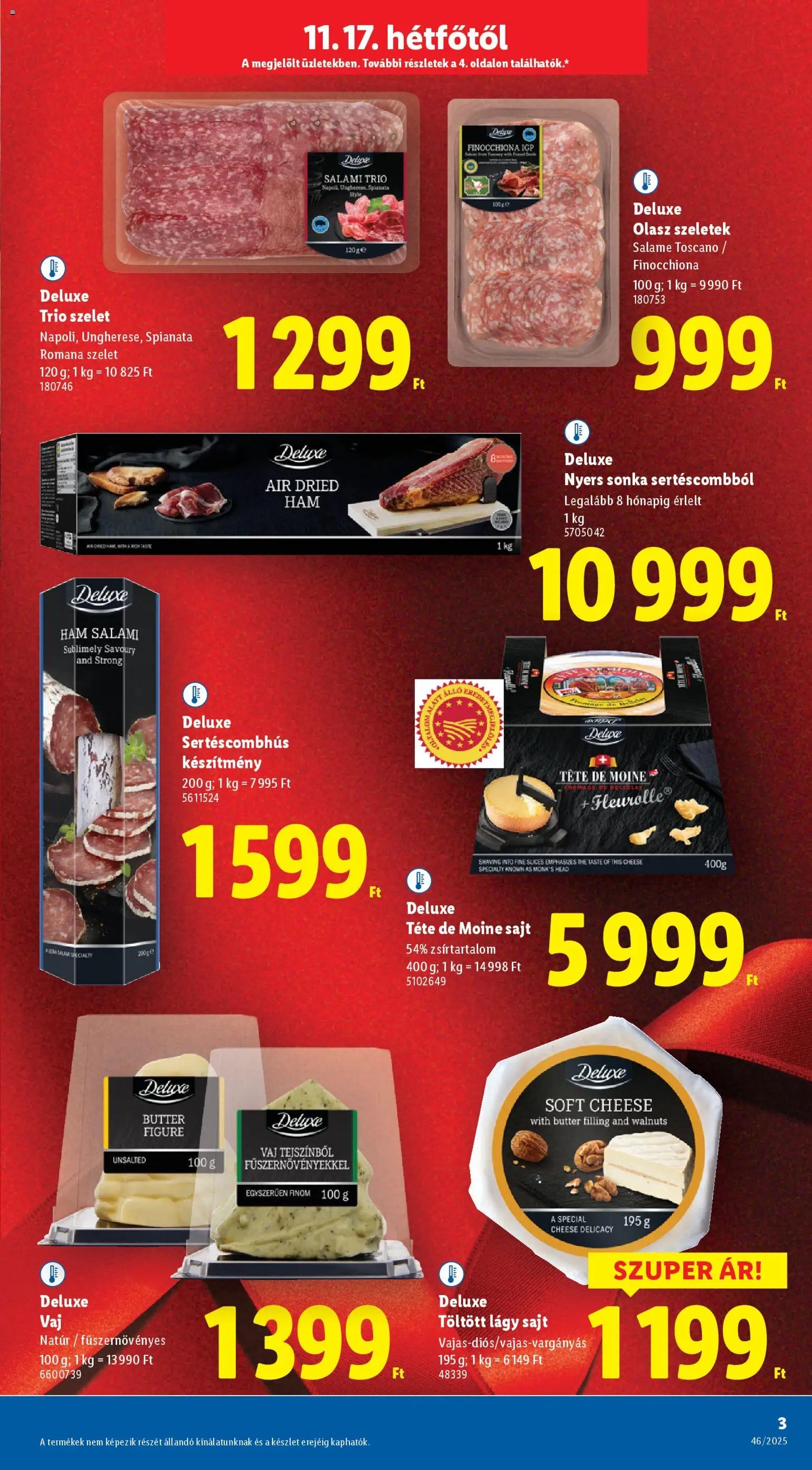 Lidl újság 2025.11.17. Regionális Deluxe katalógus (2025-11-17 - 2025-12-28)