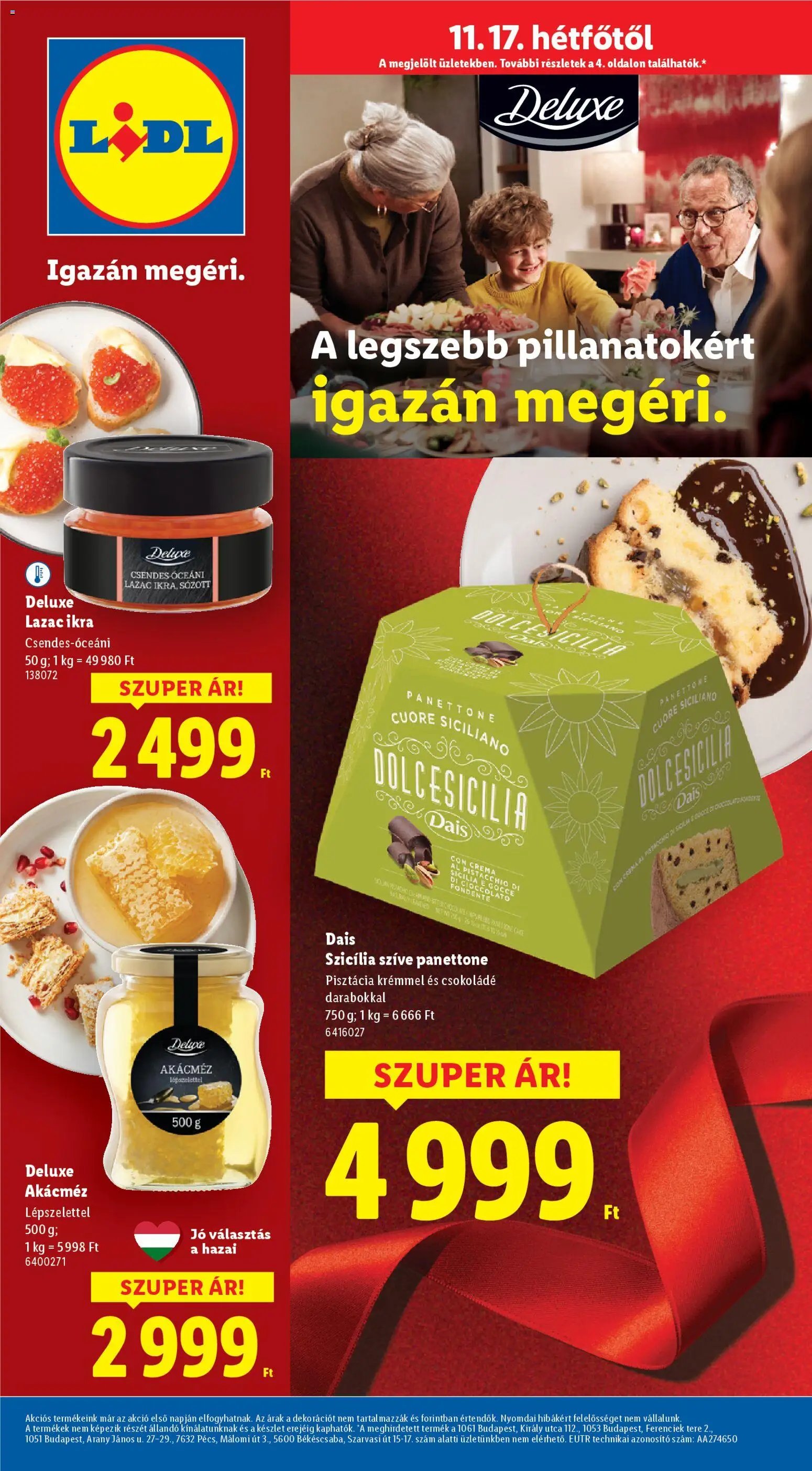 Lidl újság 2025.11.17. Regionális Deluxe katalógus (2025-11-17 - 2025-12-28)