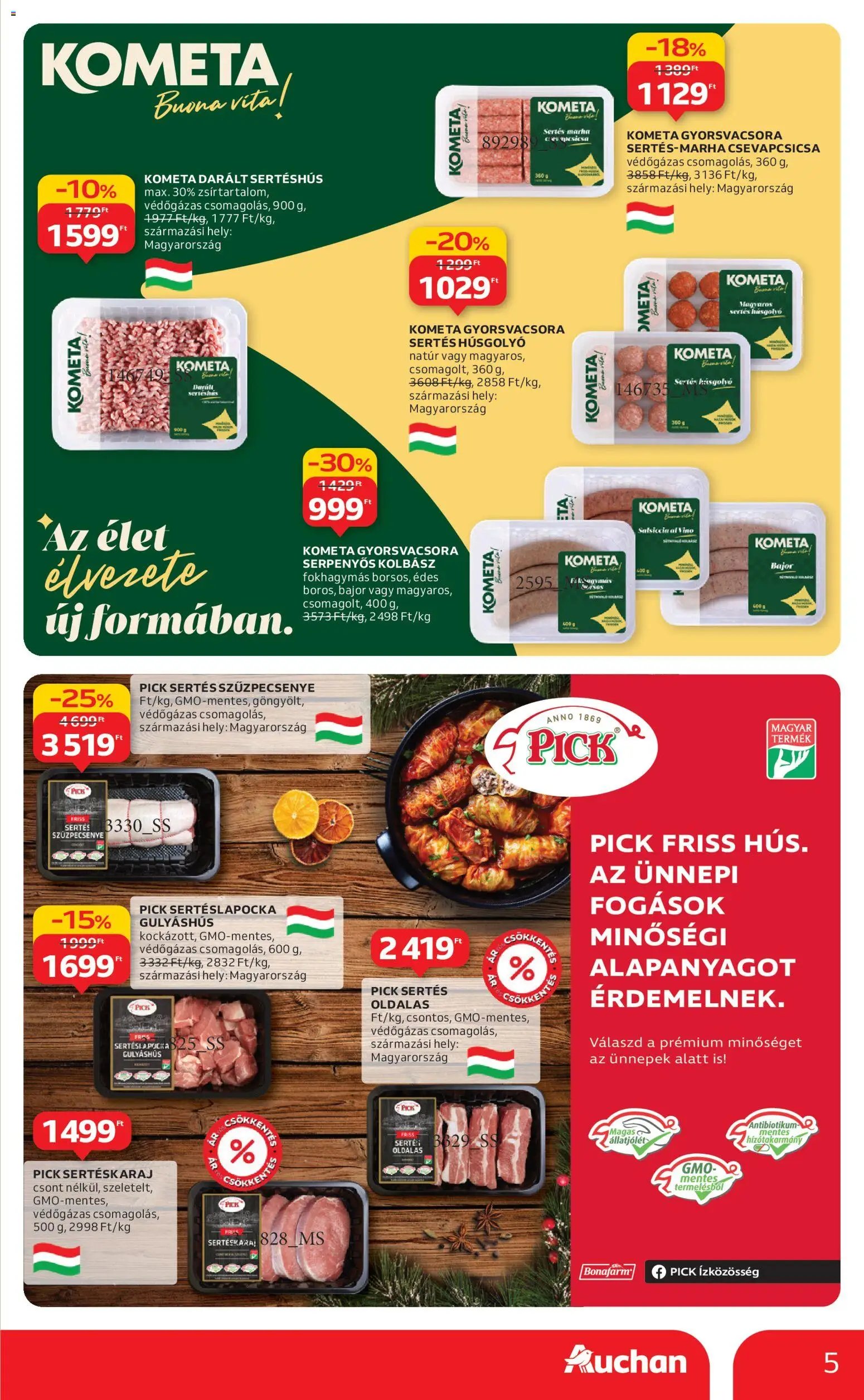 Auchan újság 2025.12.04. Akciós újság Auchan (2025-12-04 - 2025-12-10)