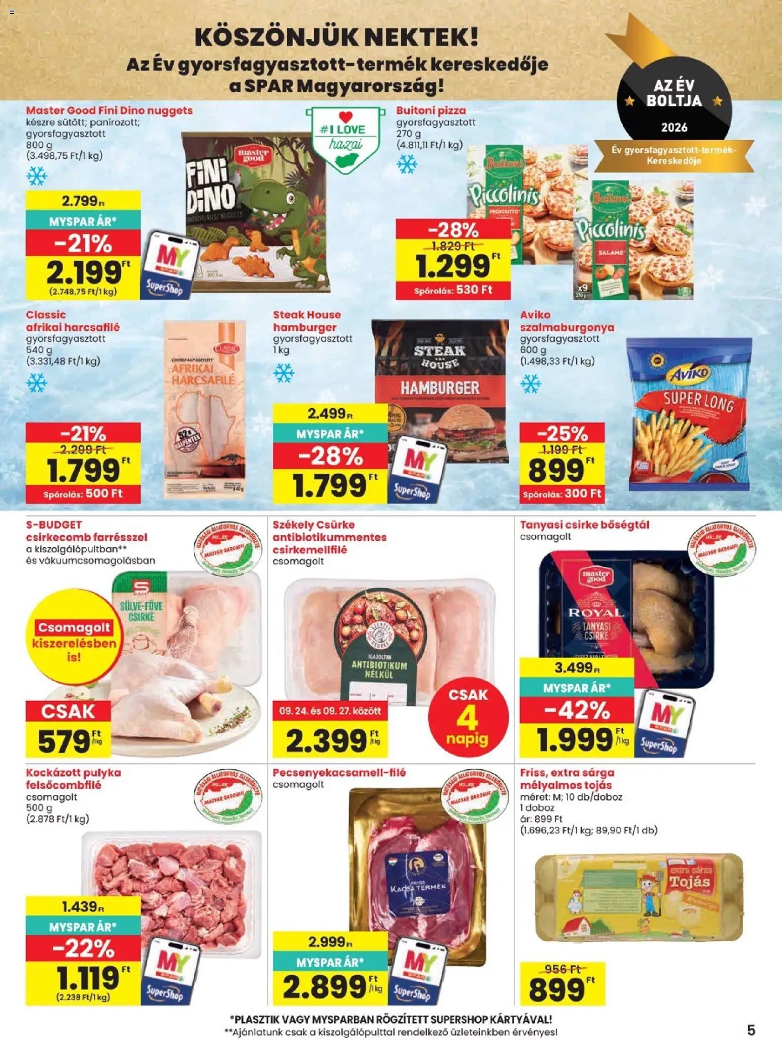 Spar újság 2026.09.24. Spar akciós újság