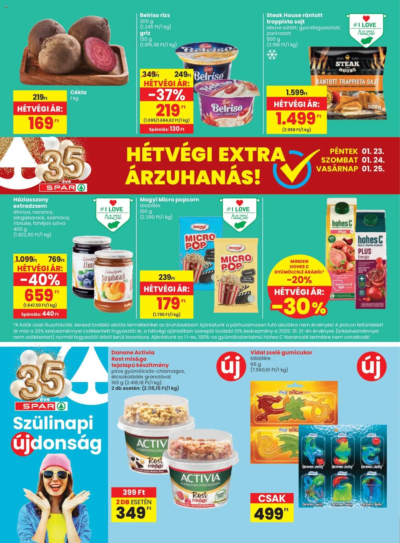 Spar újság 2026.01.22. Akciós újság Spar (2026-01-22 - 2026-01-28)