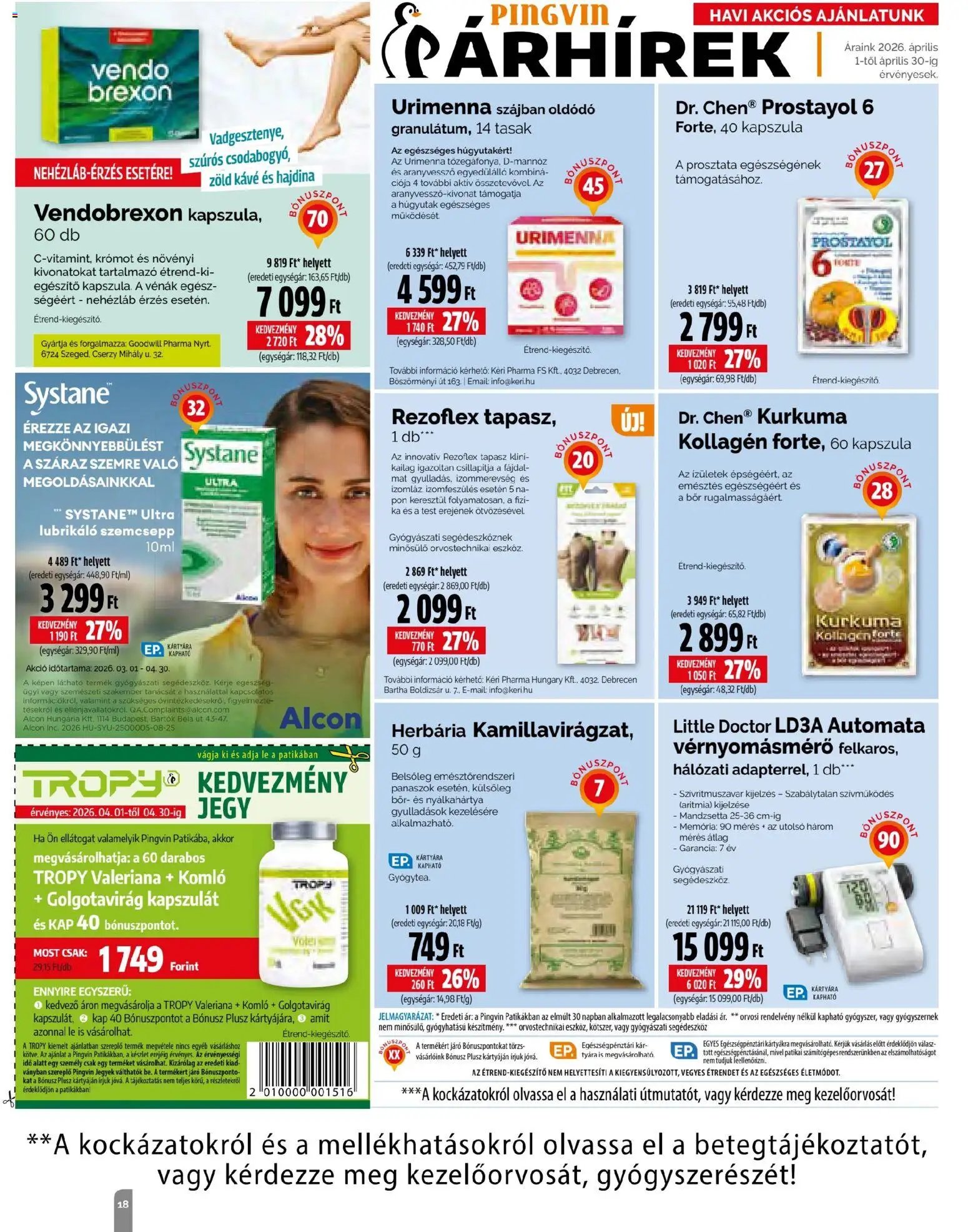 Pingvin Patika újság 2026.04.01. Pingvin Patika Magazin (2026-04-01 - 2026-04-30)