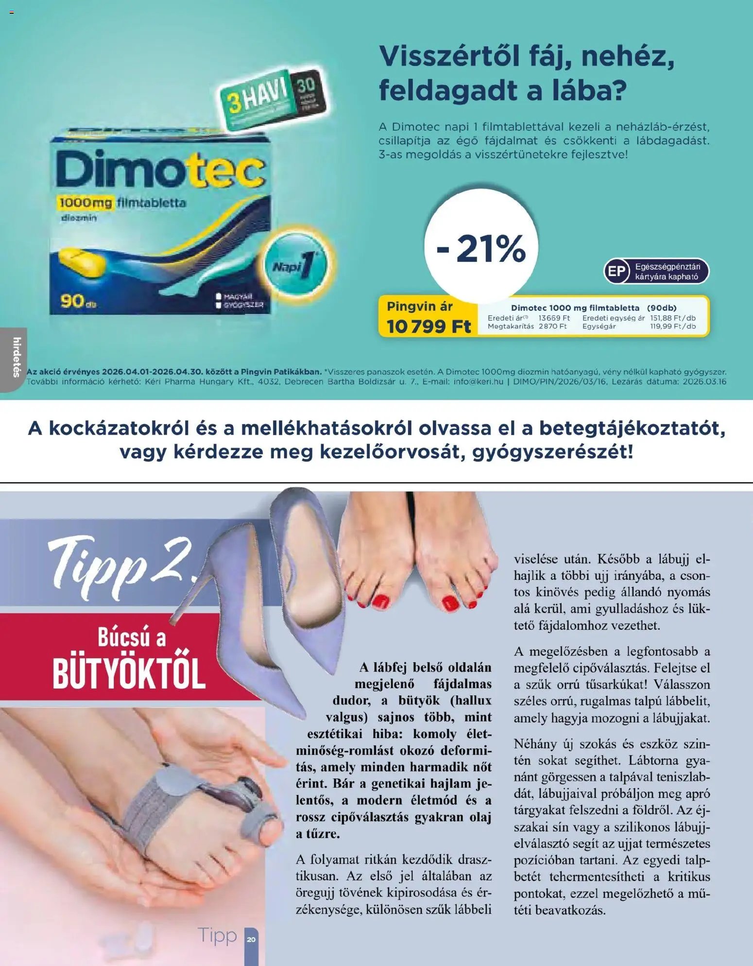 Pingvin Patika újság 2026.04.01. Pingvin Patika Magazin (2026-04-01 - 2026-04-30)