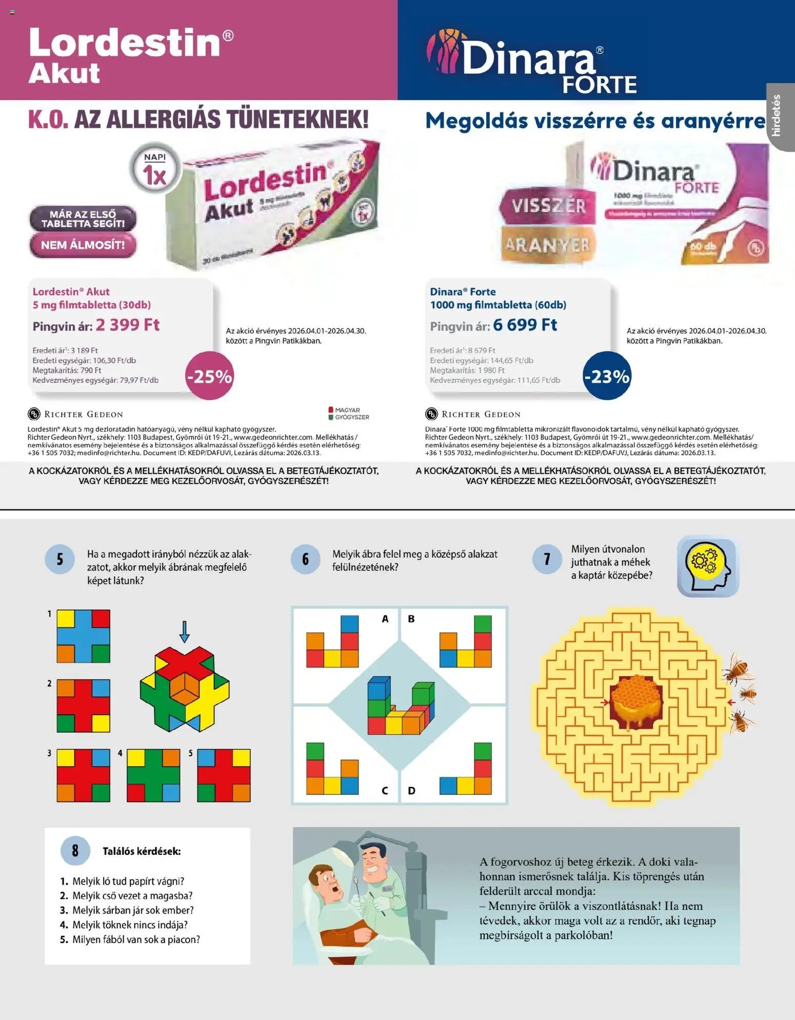 Pingvin Patika újság 2026.04.01. Pingvin Patika Magazin (2026-04-01 - 2026-04-30)