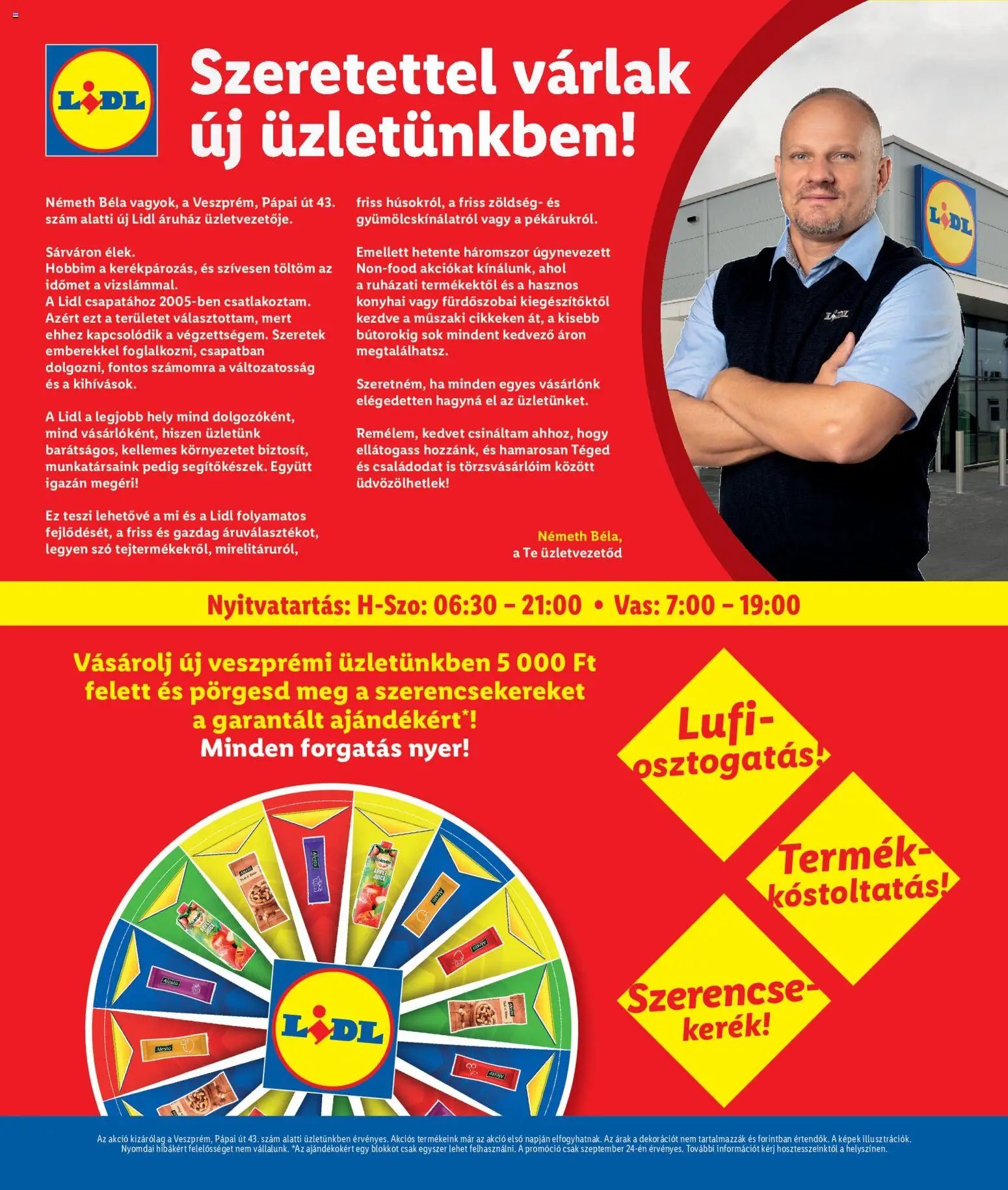 Lidl újság 2026.09.24. Lidl Veszprém