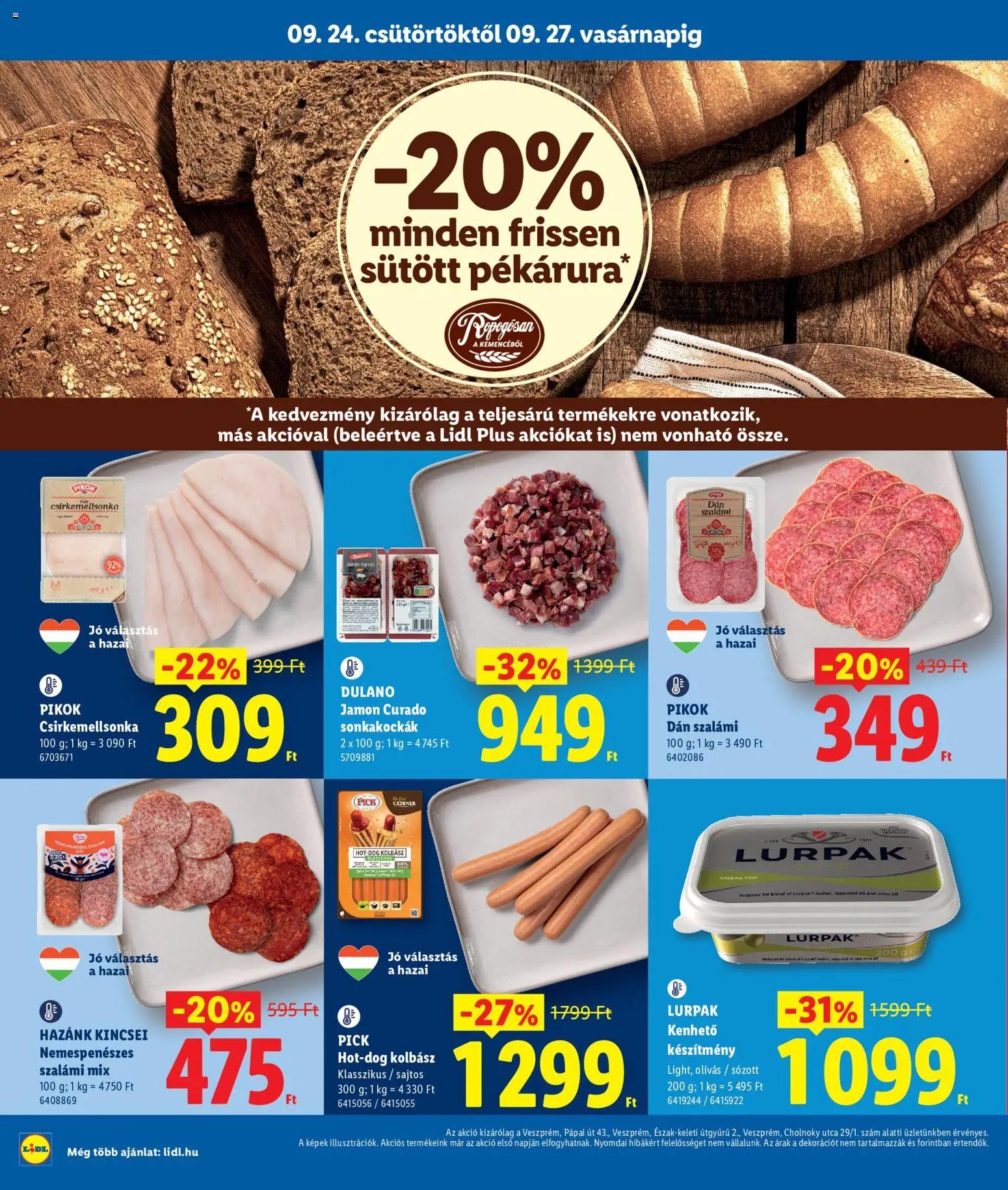 Lidl újság 2026.09.24. Lidl Veszprém