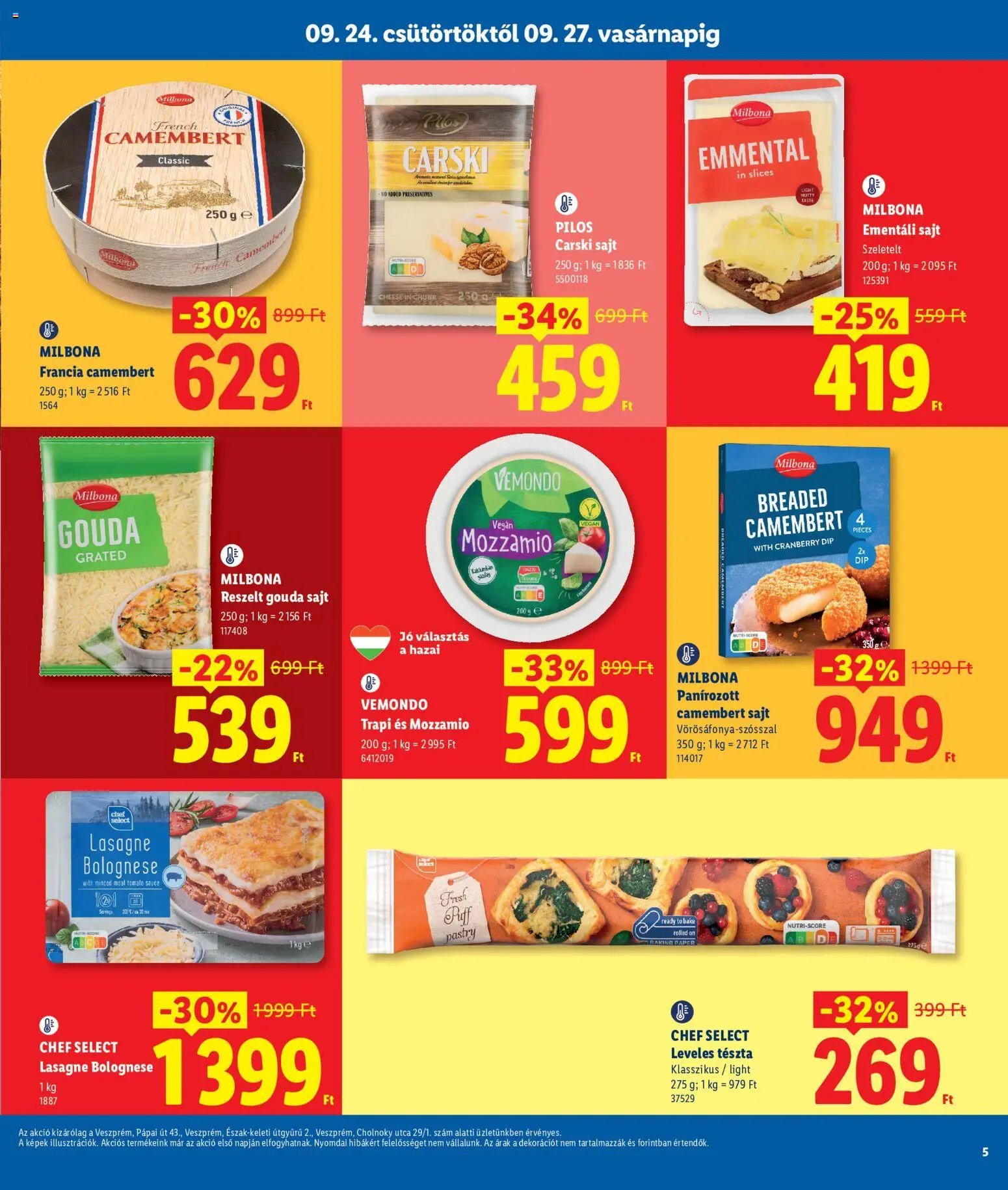 Lidl újság 2026.09.24. Lidl Veszprém