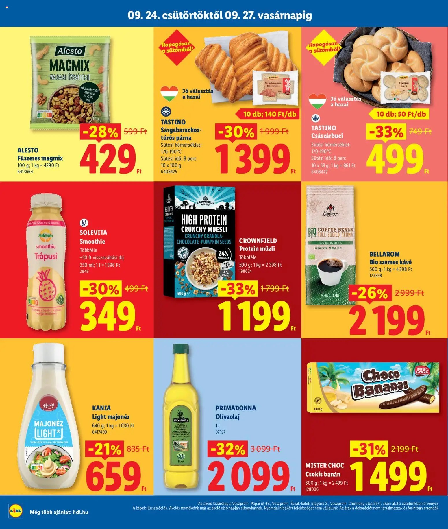 Lidl újság 2026.09.24. Lidl Veszprém