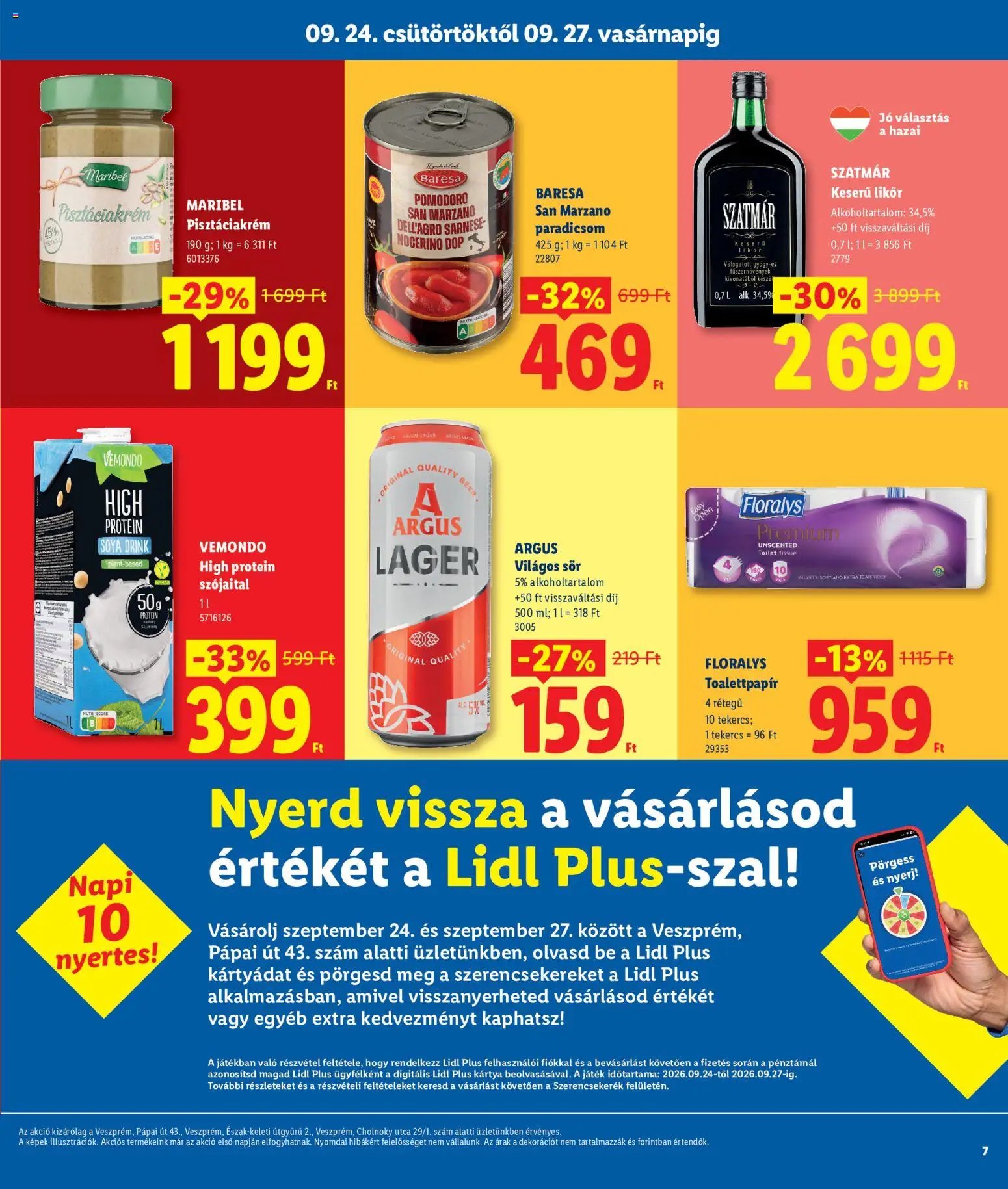 Lidl újság 2026.09.24. Lidl Veszprém