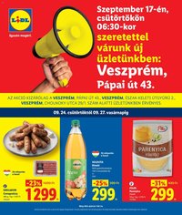 Lidl újság 2026.09.24. Lidl Veszprém