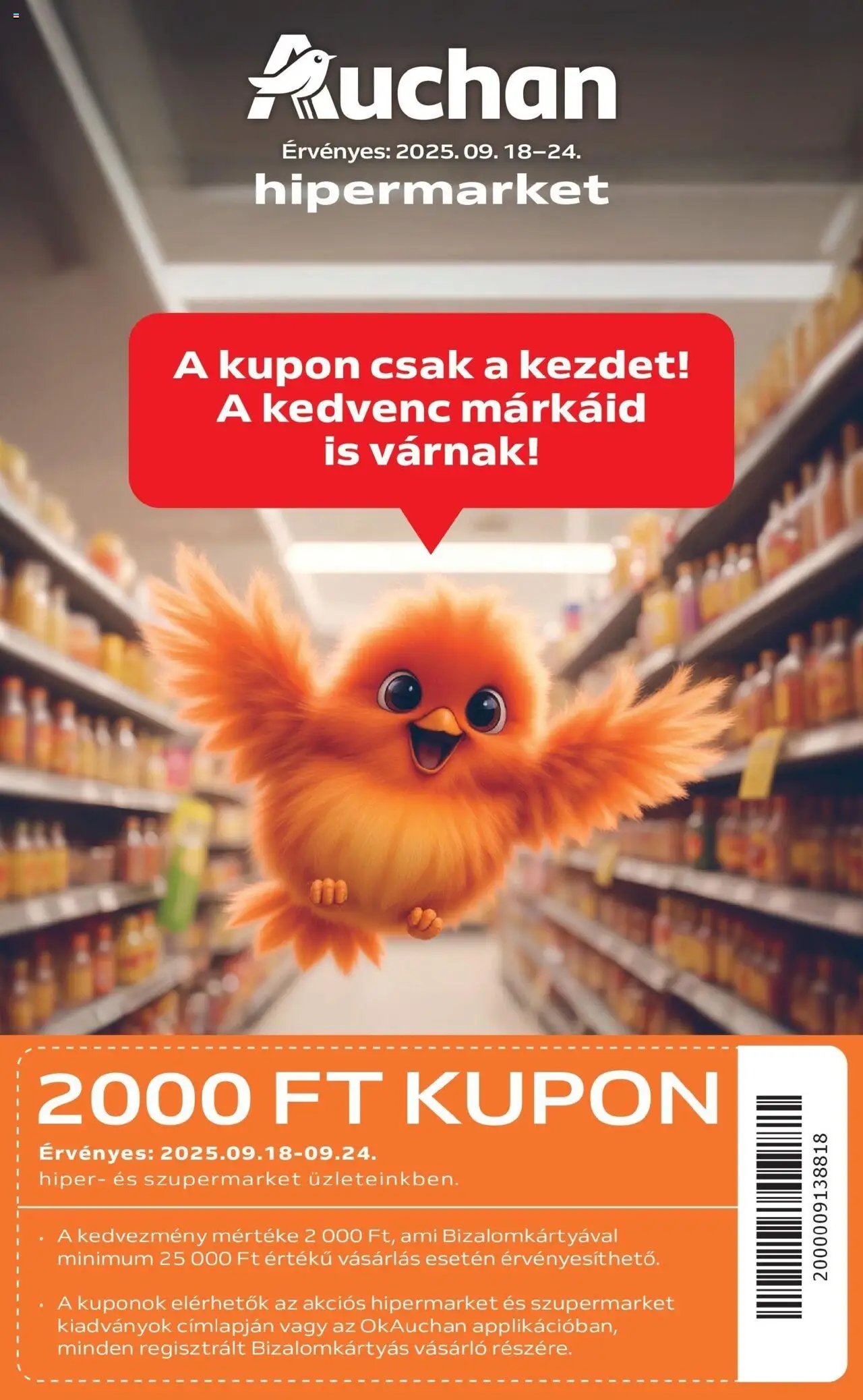 Auchan újság 2025.09.18. Szolnok Akciós újság Auchan (2025-09-18 - 2025-09-24)