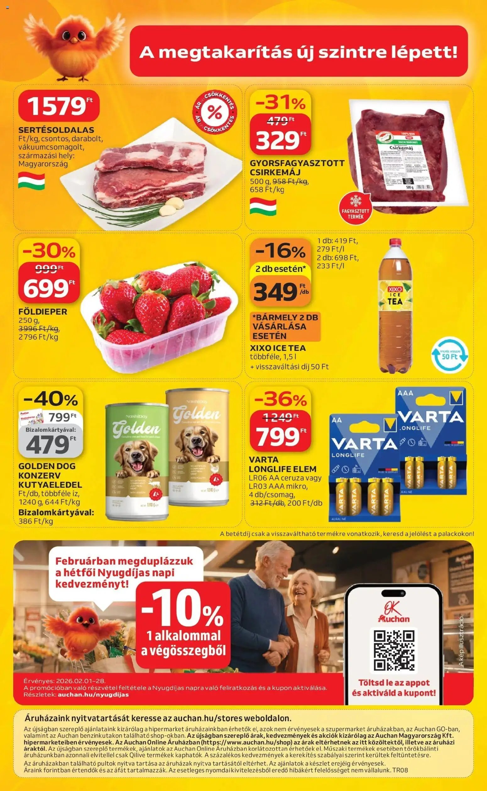 Auchan újság 2026.02.19. Debrecen Akciós újság Auchan (2026-02-19 - 2026-02-25)