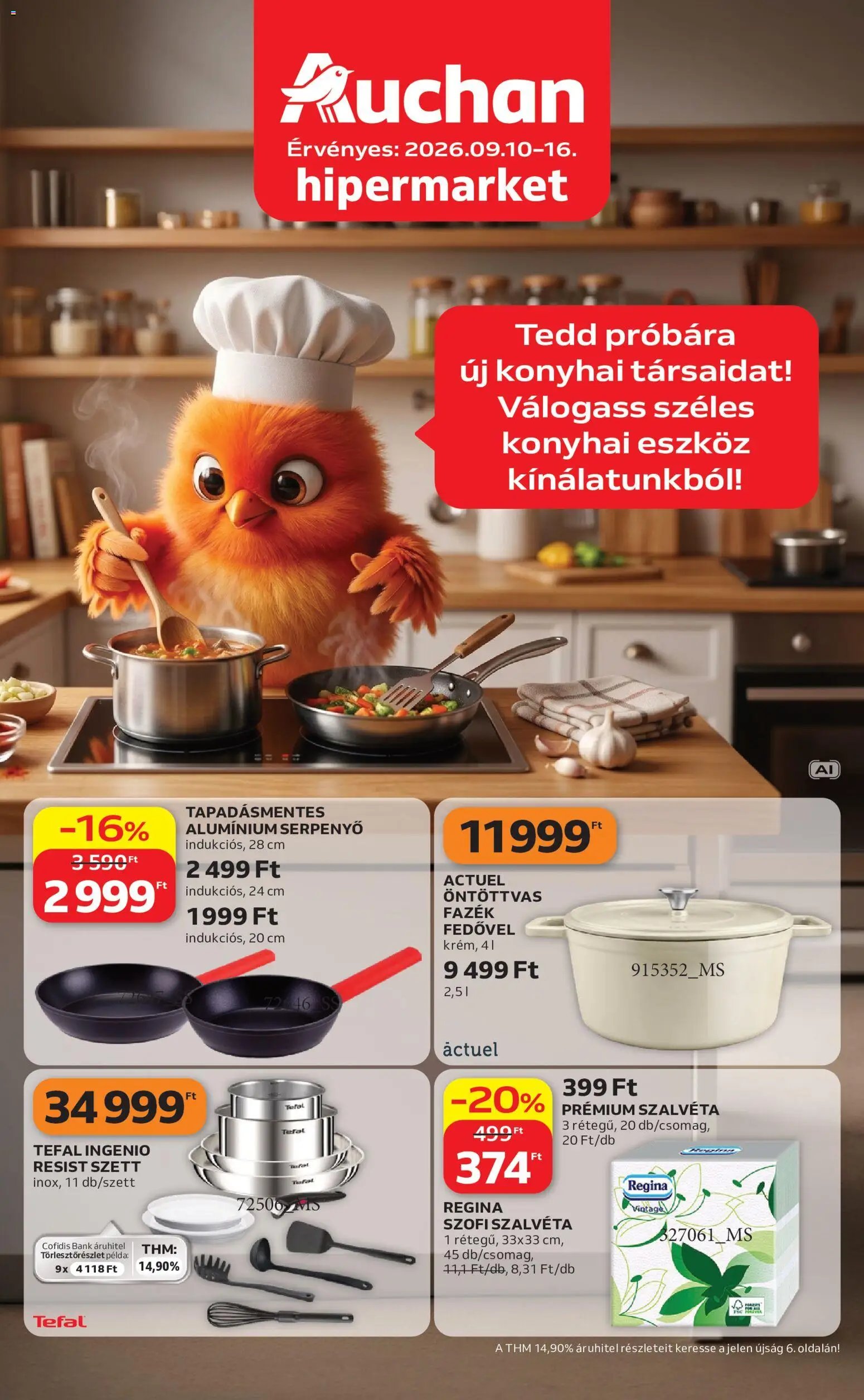 Auchan újság 2026.09.10. Auchan Konyhai eszköz ajánlatok