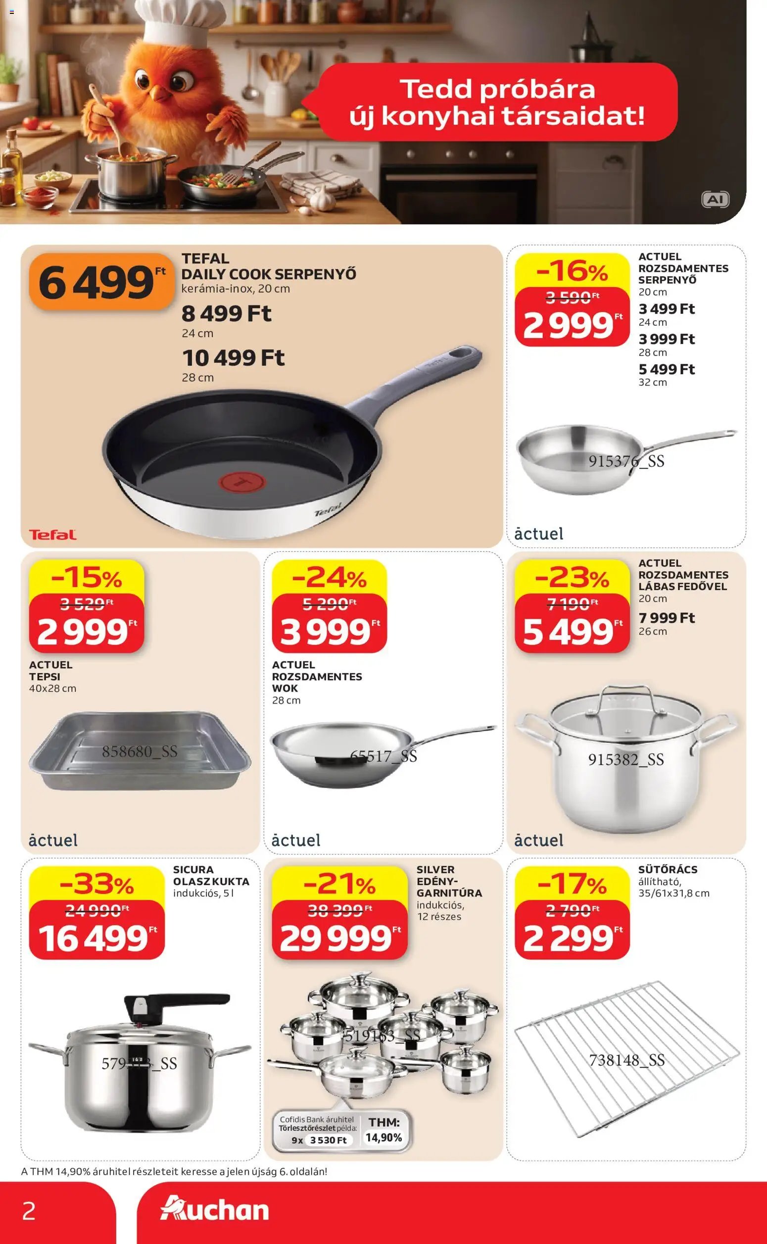 Auchan újság 2026.09.10. Auchan Konyhai eszköz ajánlatok