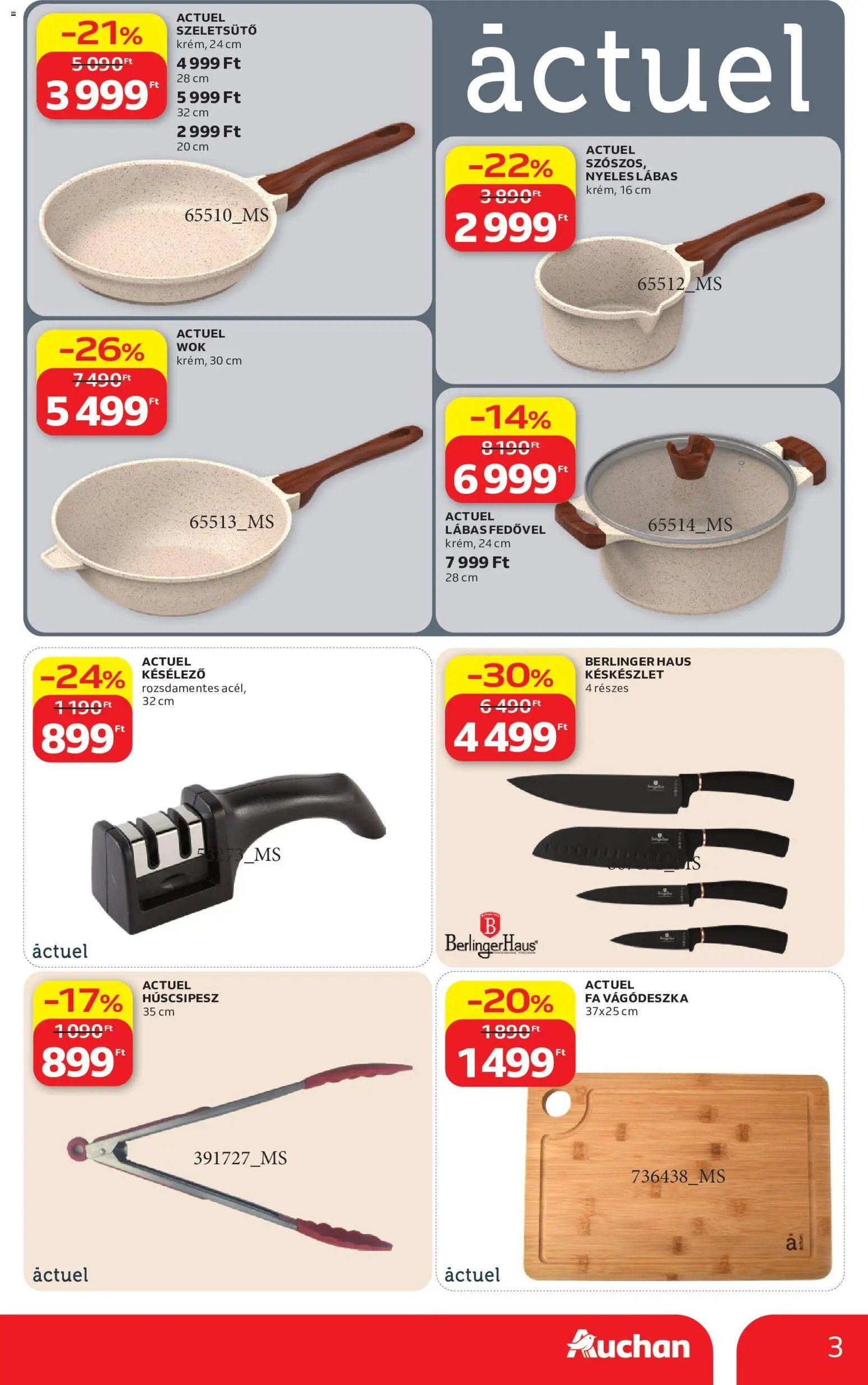 Auchan újság 2026.09.10. Auchan Konyhai eszköz ajánlatok