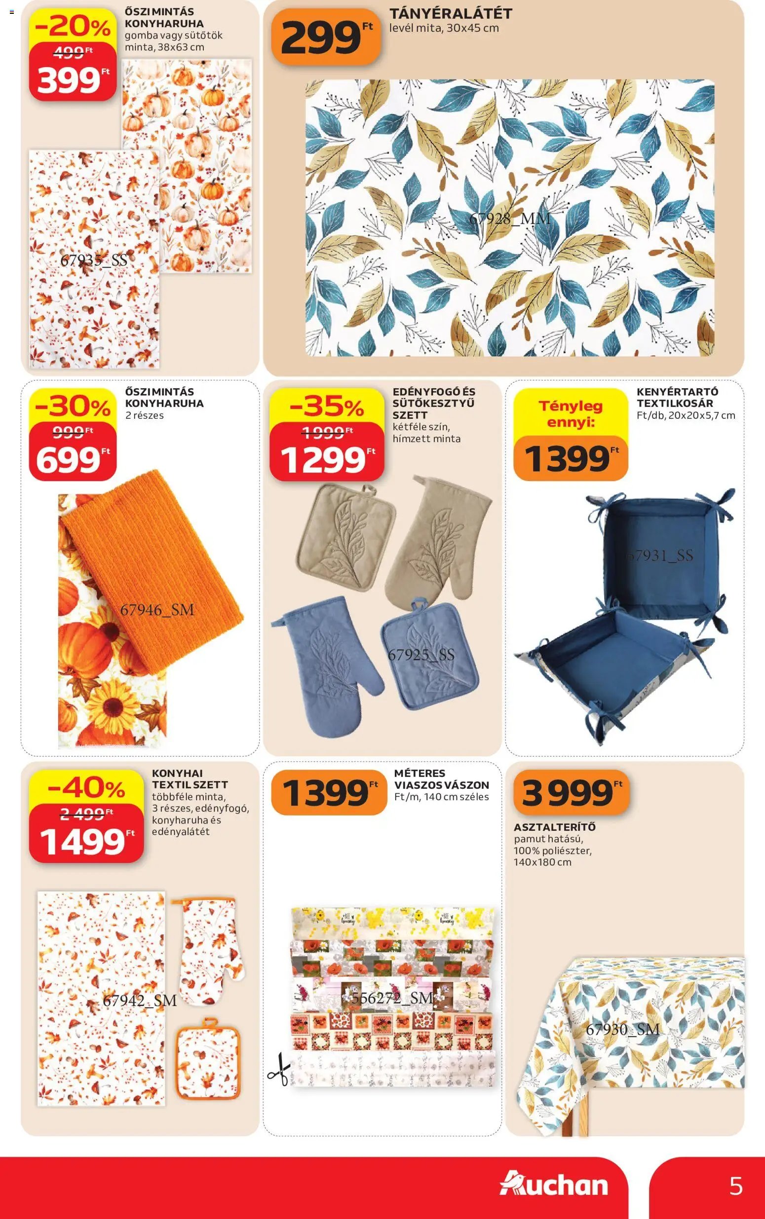 Auchan újság 2026.09.10. Auchan Konyhai eszköz ajánlatok