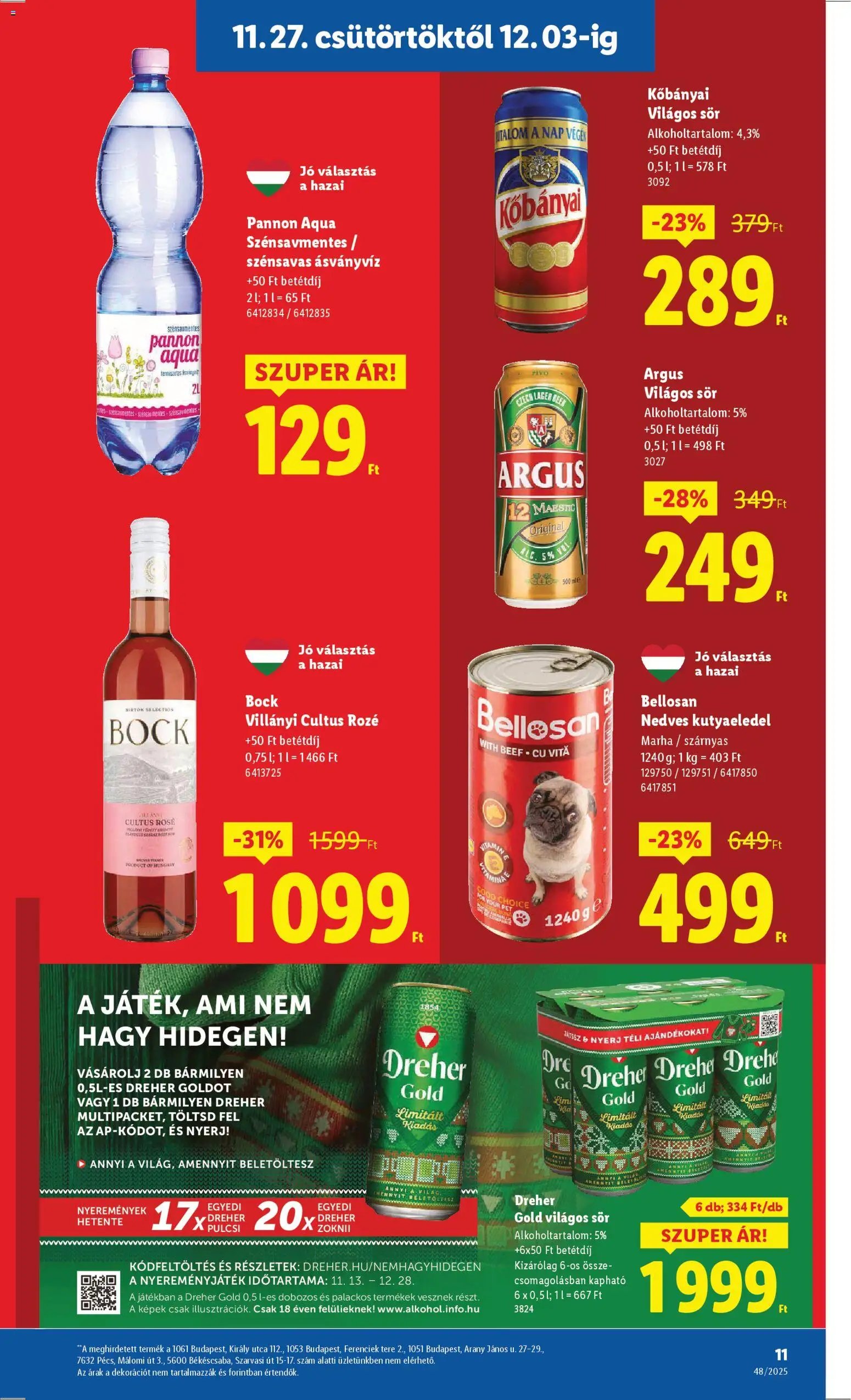 Lidl újság 2025.11.27. Akciós újság Lidl (2025-11-27 - 2025-12-03)