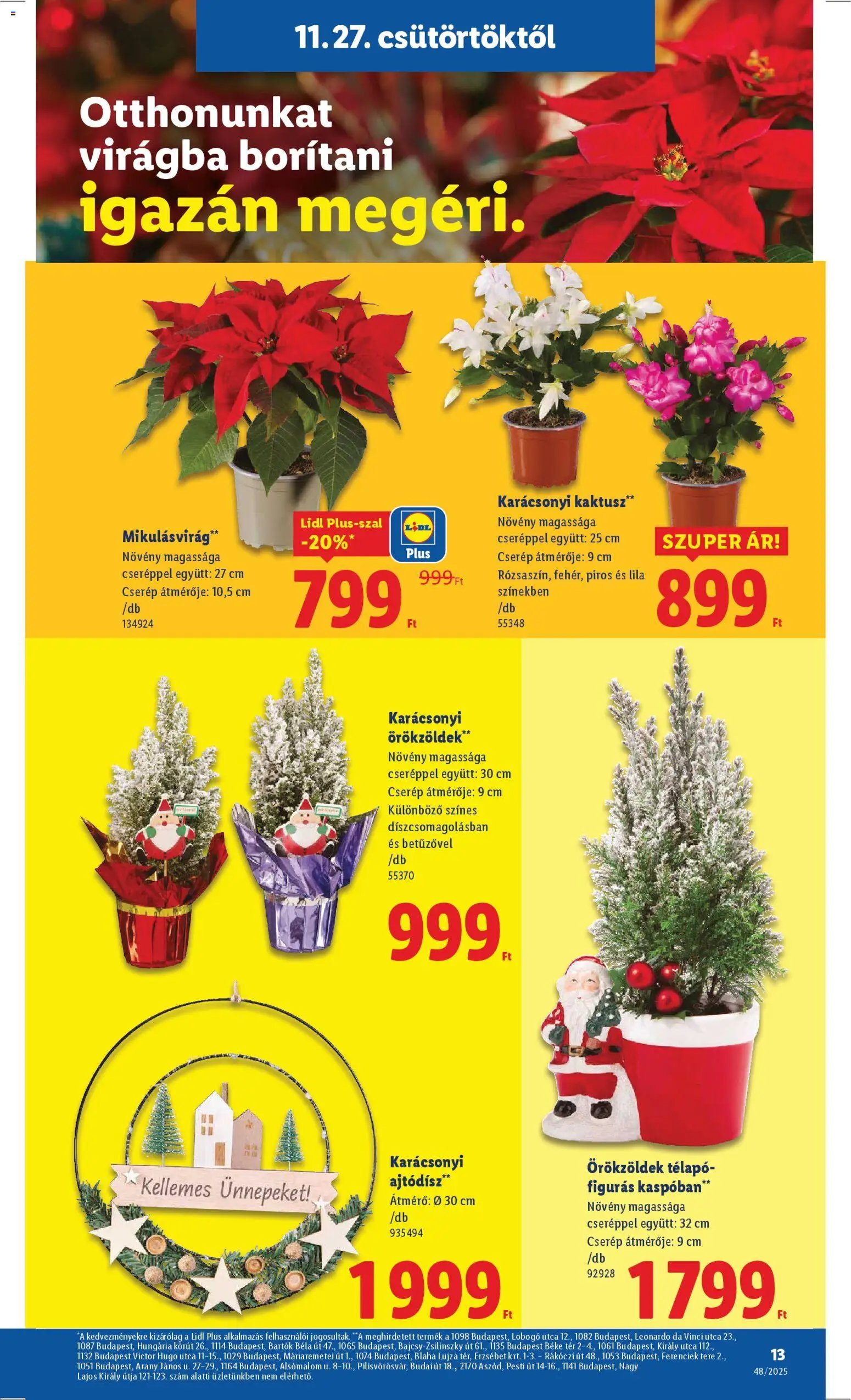 Lidl újság 2025.11.27. Akciós újság Lidl (2025-11-27 - 2025-12-03)