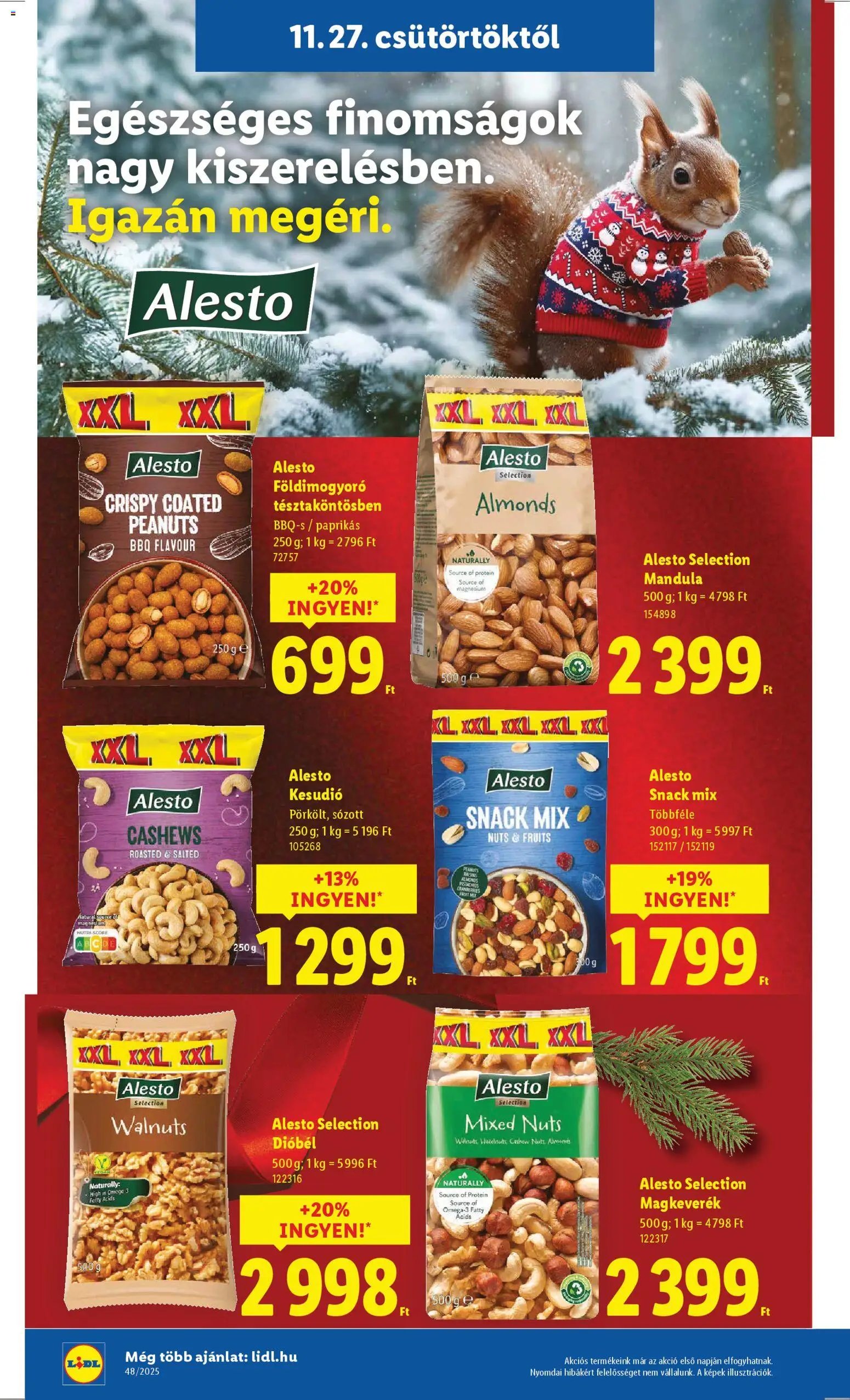 Lidl újság 2025.11.27. Akciós újság Lidl (2025-11-27 - 2025-12-03)