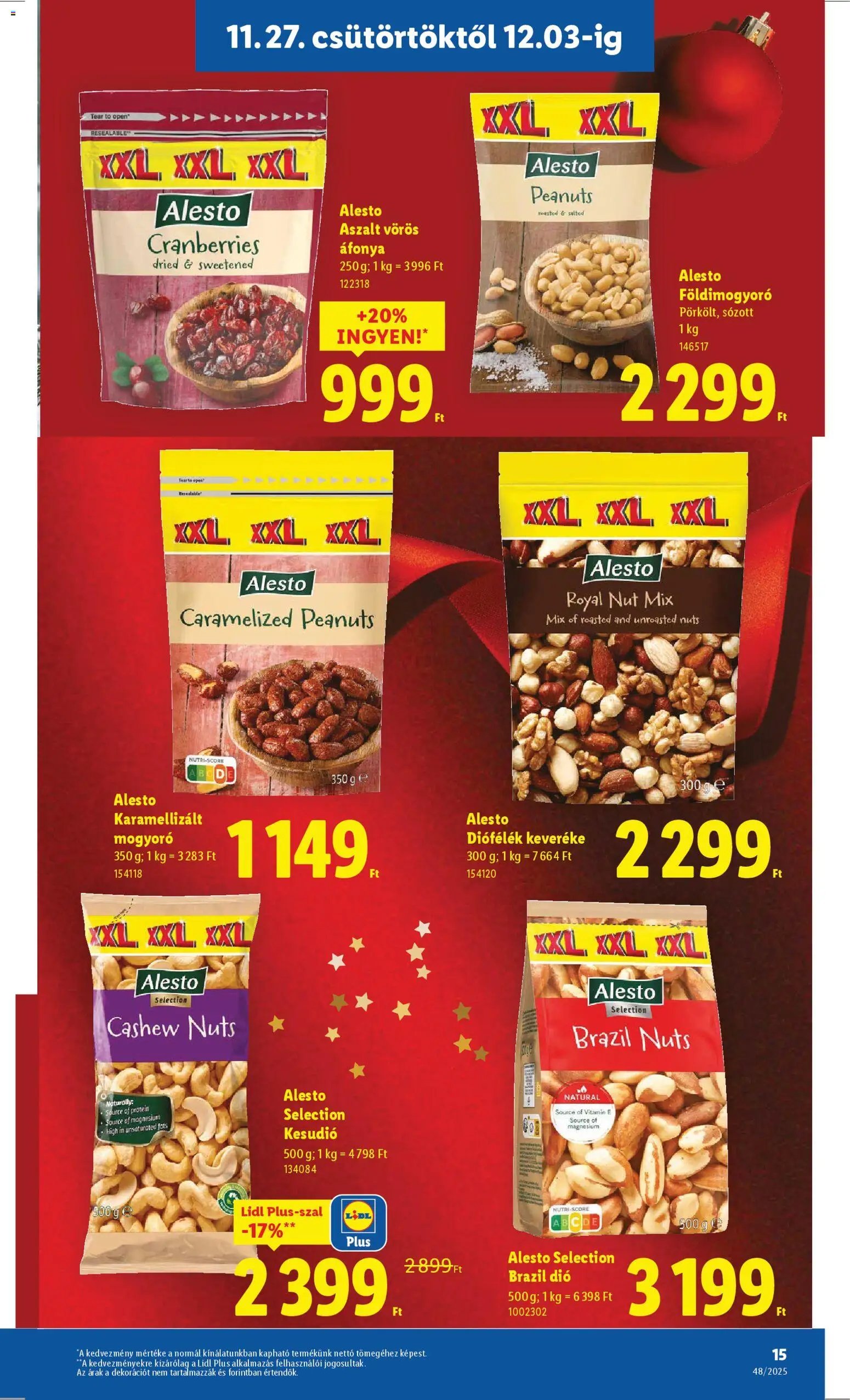 Lidl újság 2025.11.27. Akciós újság Lidl (2025-11-27 - 2025-12-03)