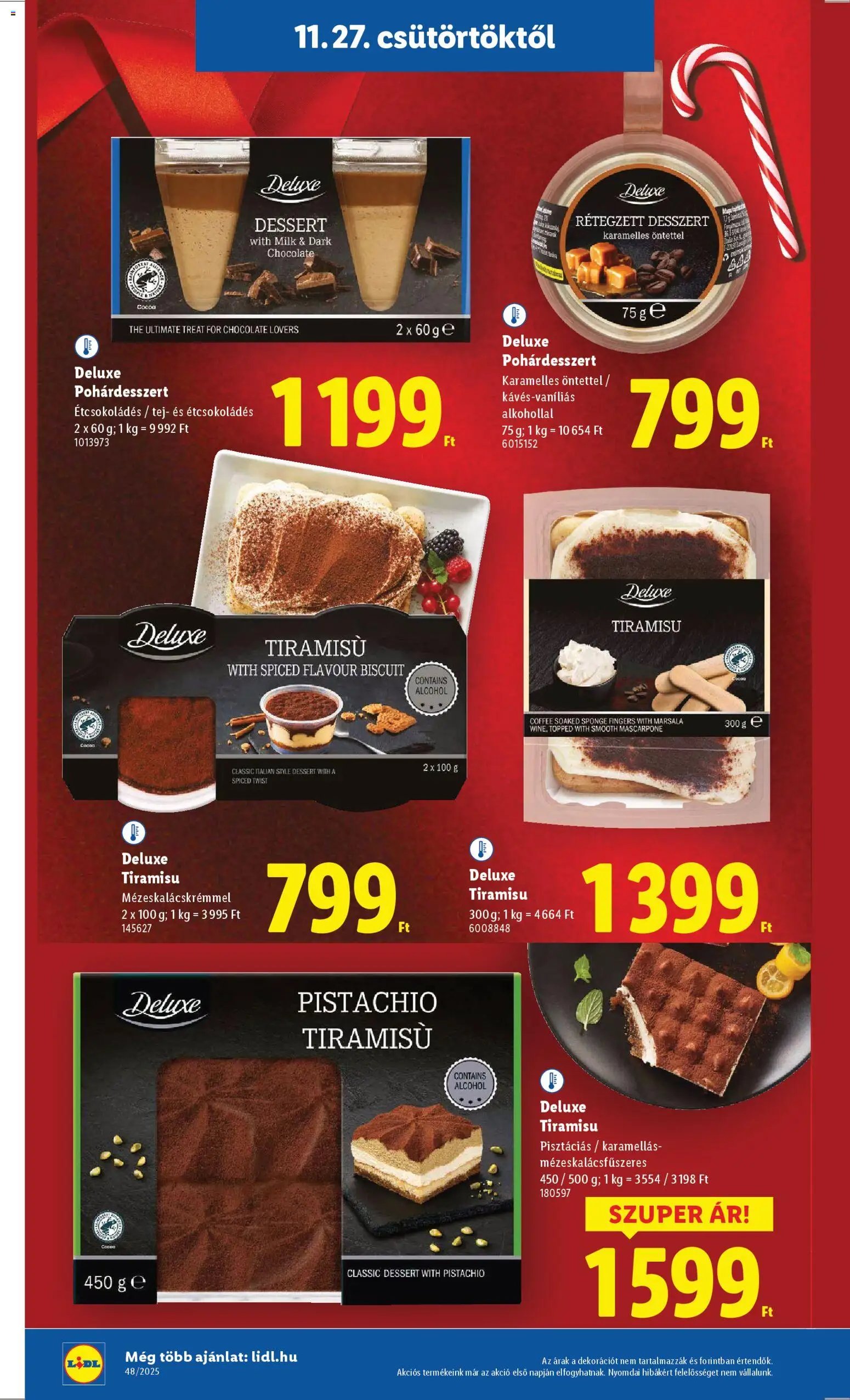 Lidl újság 2025.11.27. Akciós újság Lidl (2025-11-27 - 2025-12-03)