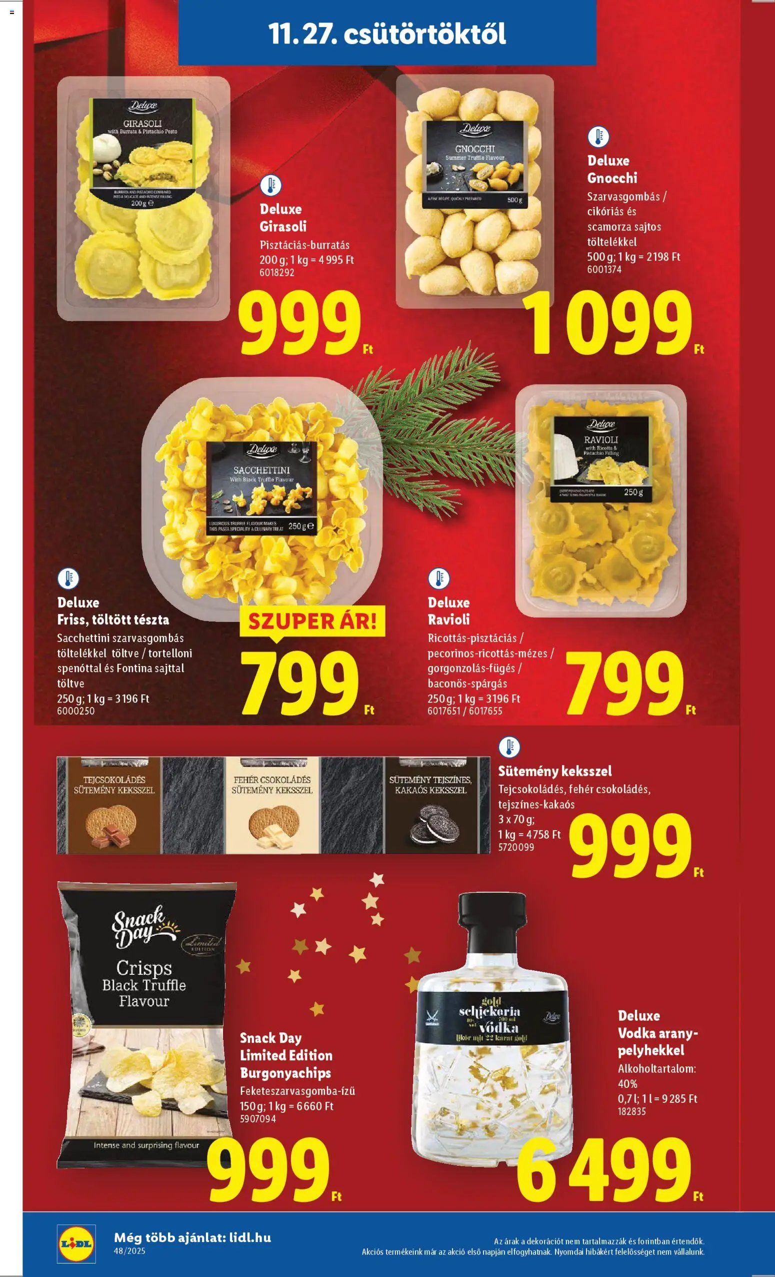 Lidl újság 2025.11.27. Akciós újság Lidl (2025-11-27 - 2025-12-03)