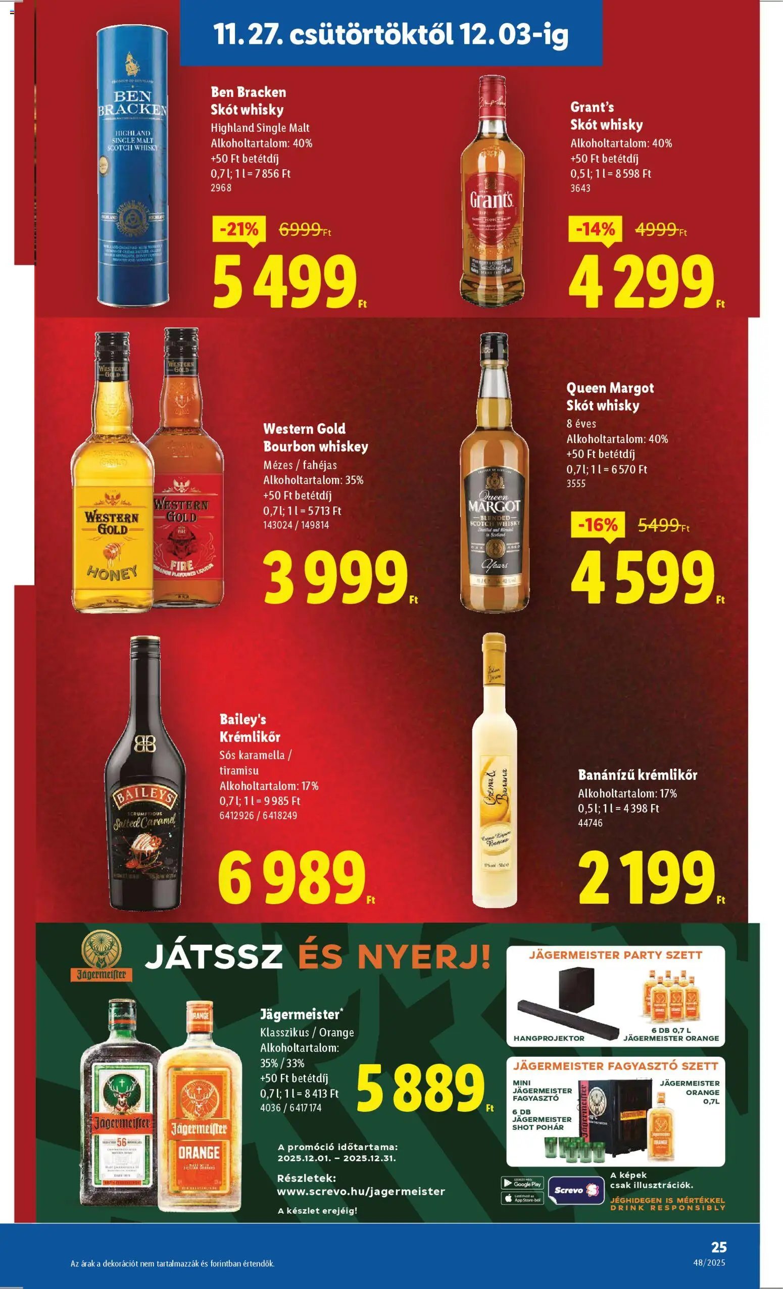 Lidl újság 2025.11.27. Akciós újság Lidl (2025-11-27 - 2025-12-03)