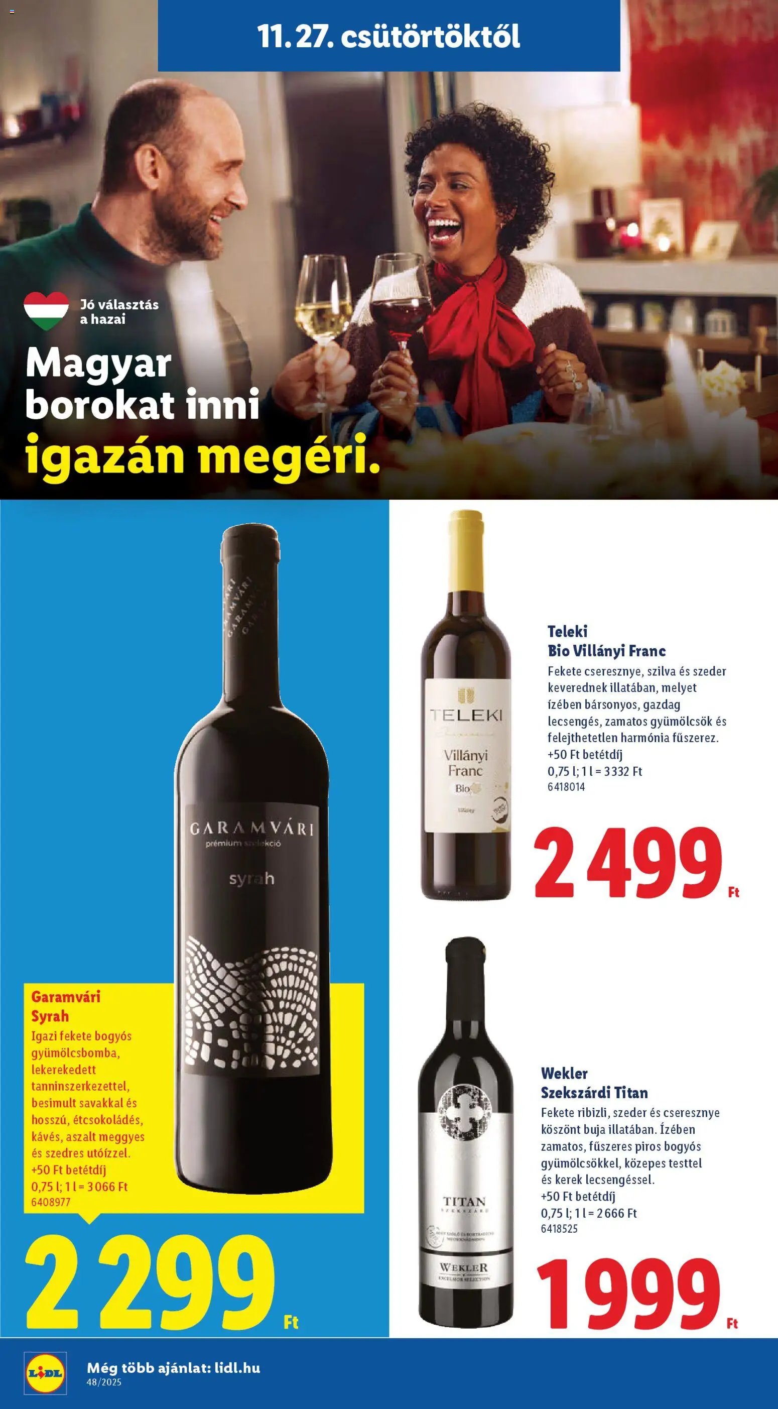 Lidl újság 2025.11.27. Akciós újság Lidl (2025-11-27 - 2025-12-03)