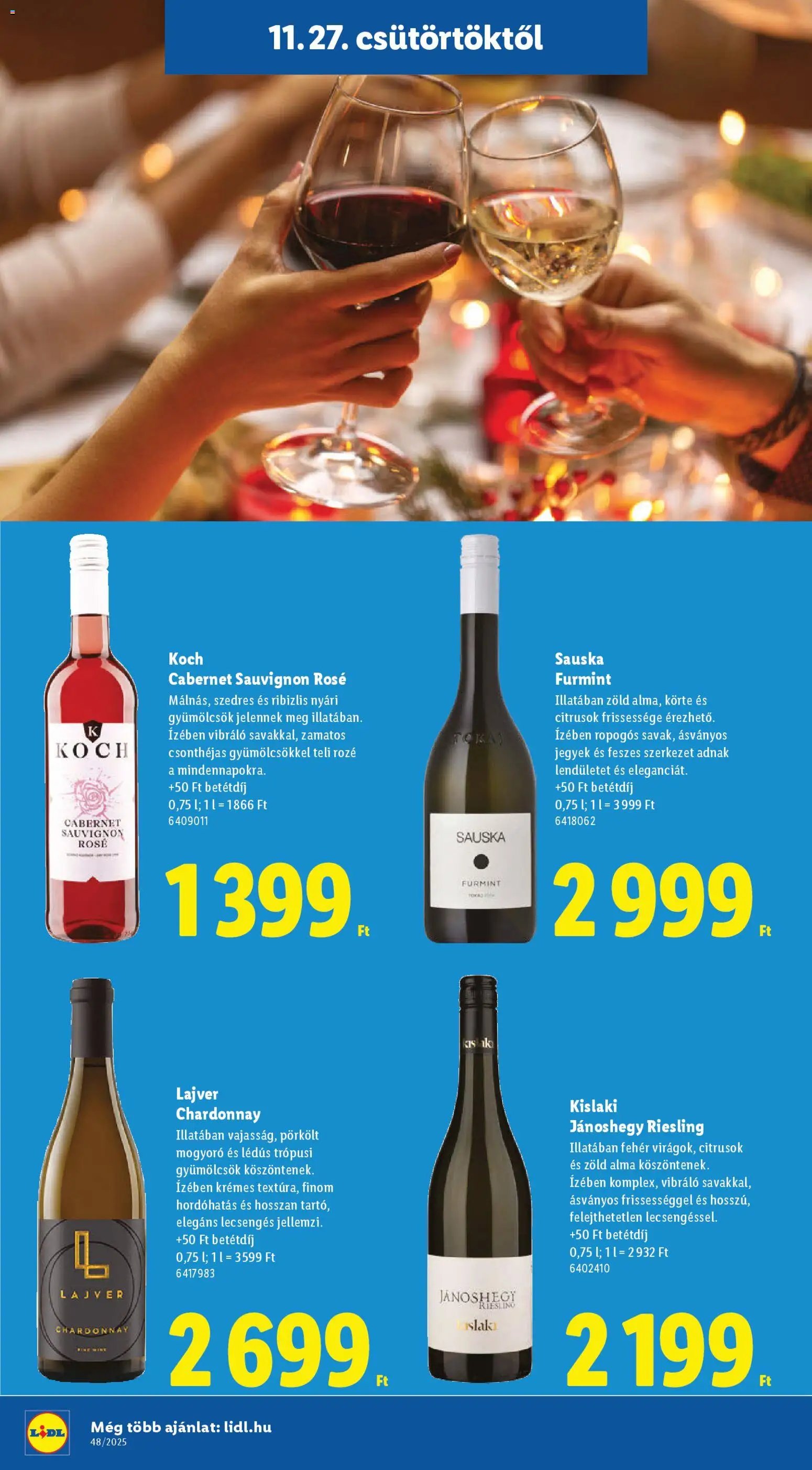 Lidl újság 2025.11.27. Akciós újság Lidl (2025-11-27 - 2025-12-03)