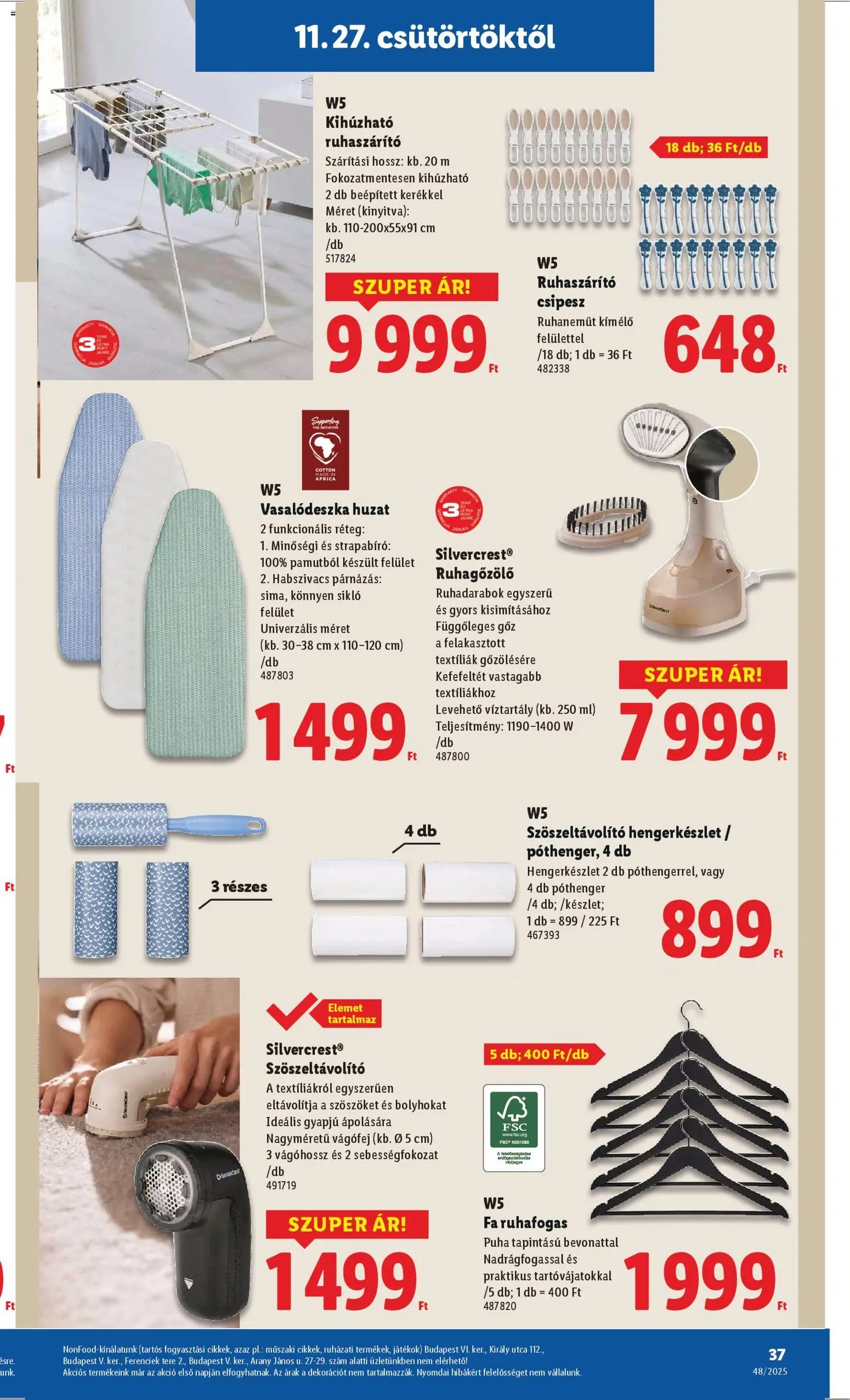 Lidl újság 2025.11.27. Akciós újság Lidl (2025-11-27 - 2025-12-03)