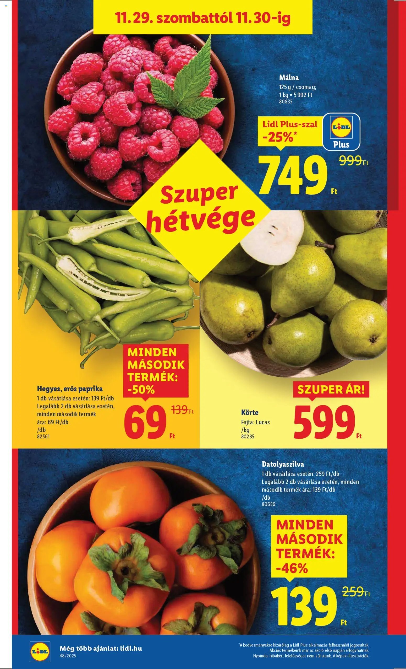 Lidl újság 2025.11.27. Akciós újság Lidl (2025-11-27 - 2025-12-03)