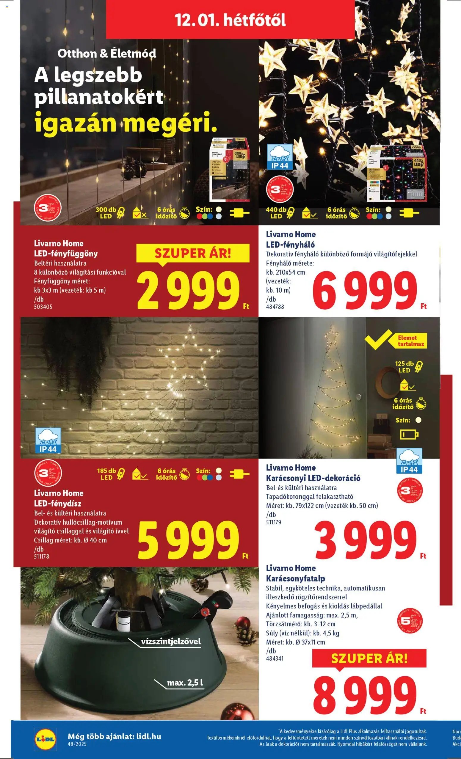 Lidl újság 2025.11.27. Akciós újság Lidl (2025-11-27 - 2025-12-03)