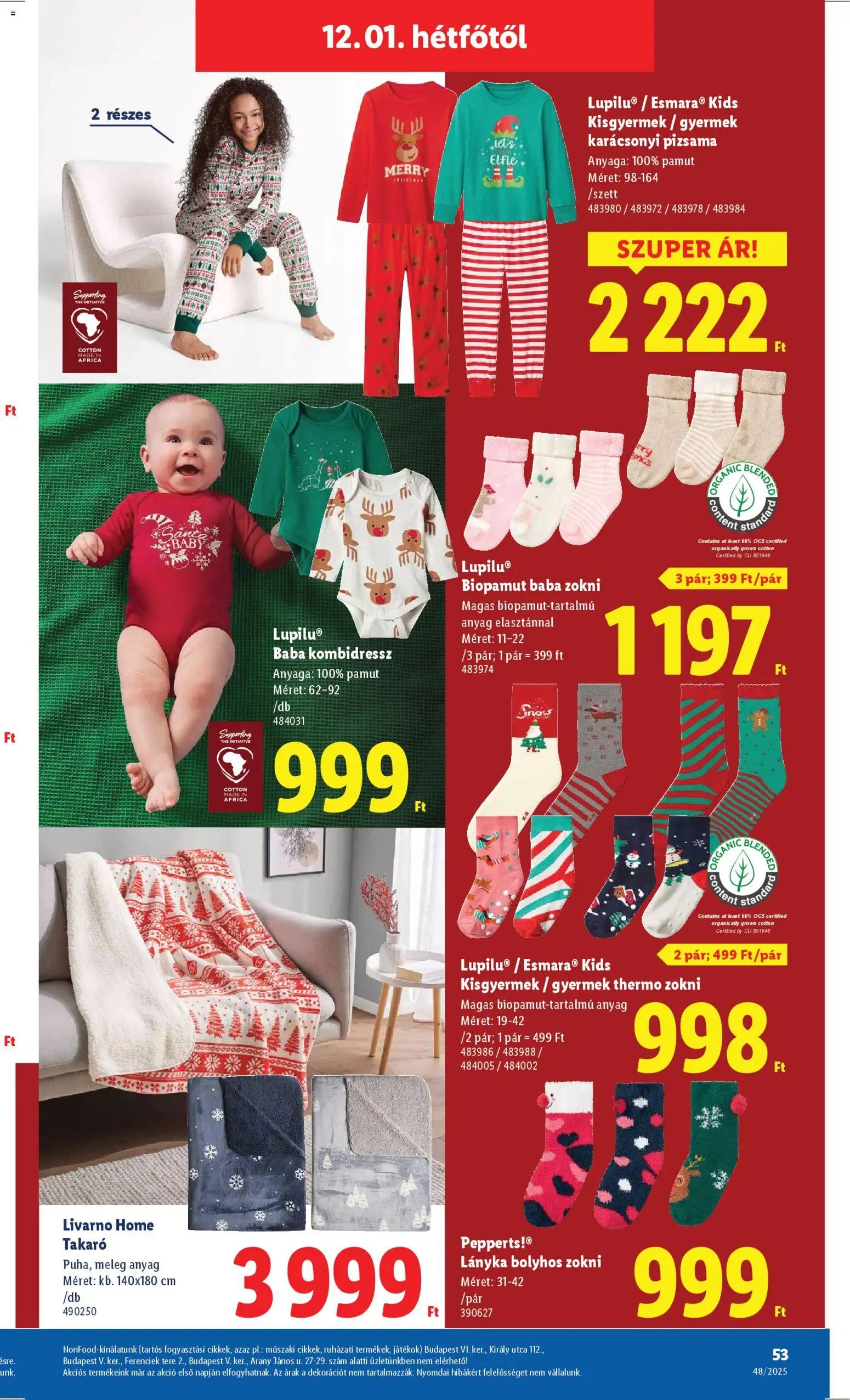 Lidl újság 2025.11.27. Akciós újság Lidl (2025-11-27 - 2025-12-03)