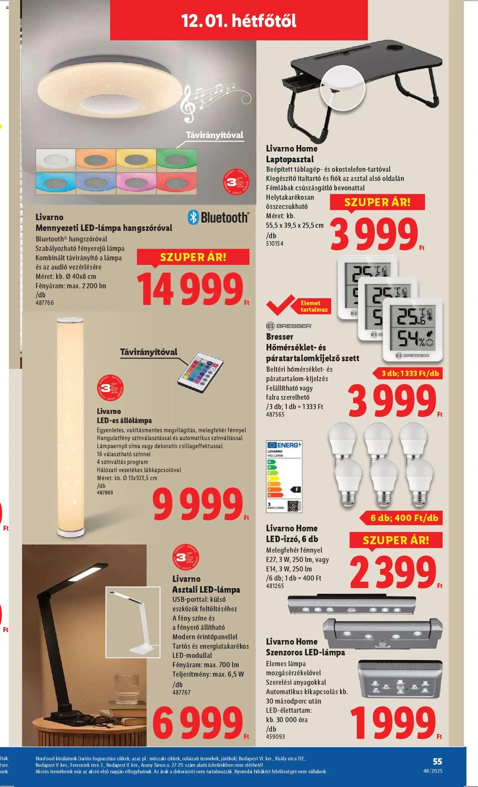 Lidl újság 2025.11.27. Akciós újság Lidl (2025-11-27 - 2025-12-03)