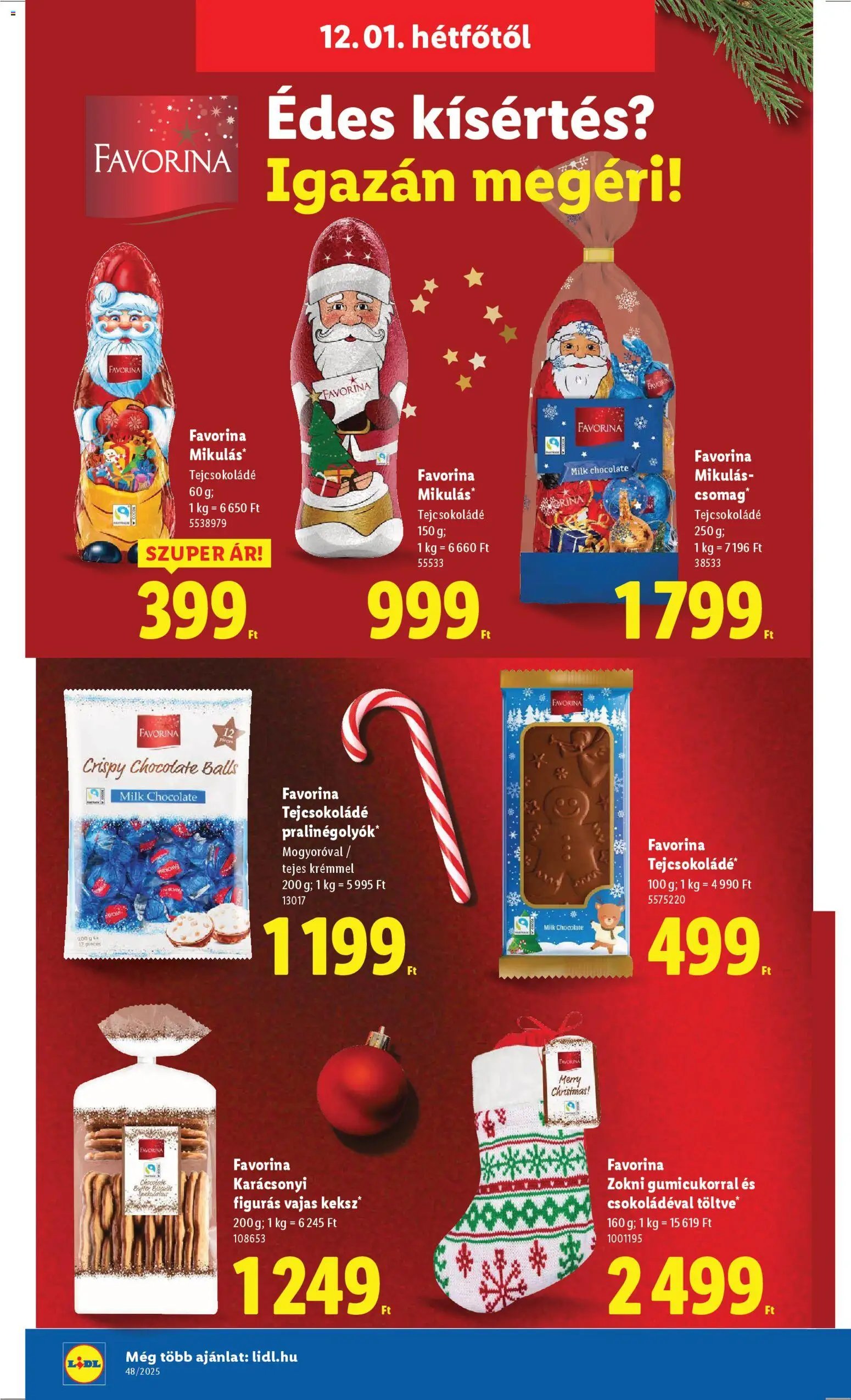 Lidl újság 2025.11.27. Akciós újság Lidl (2025-11-27 - 2025-12-03)