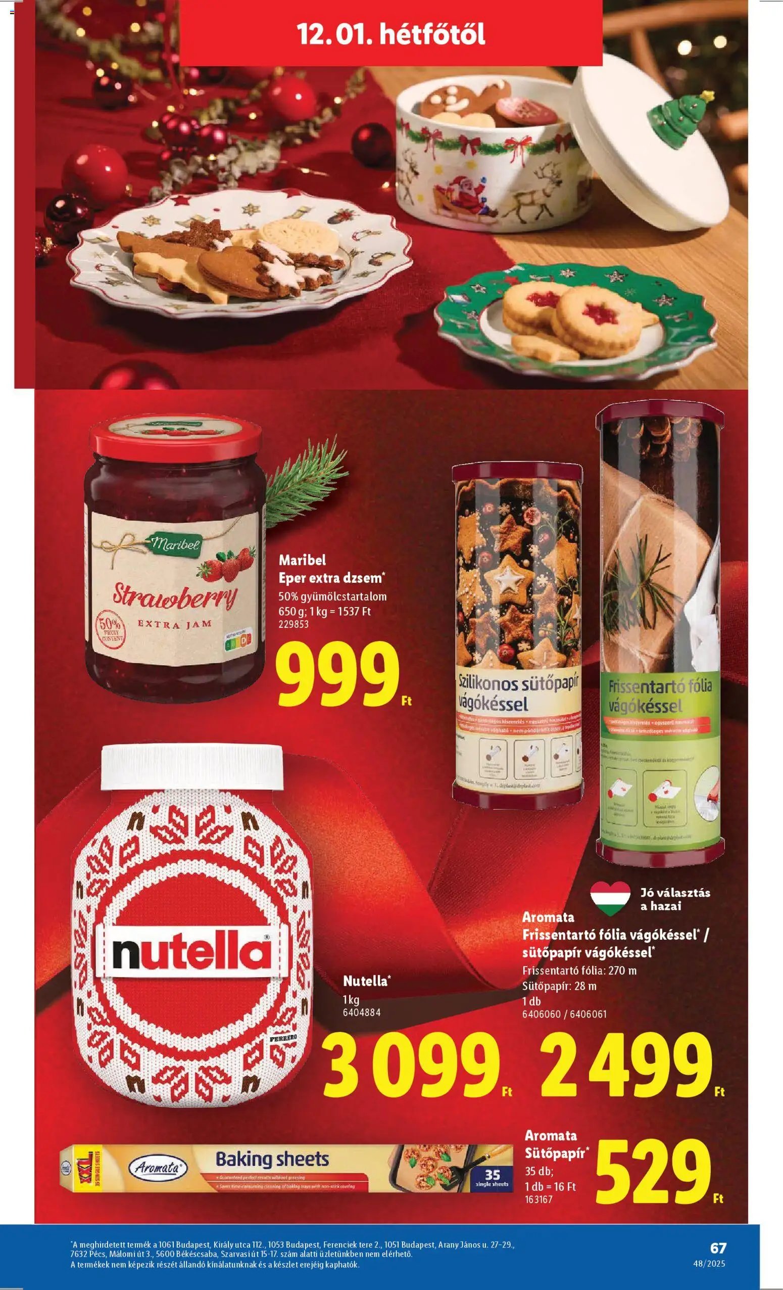 Lidl újság 2025.11.27. Akciós újság Lidl (2025-11-27 - 2025-12-03)