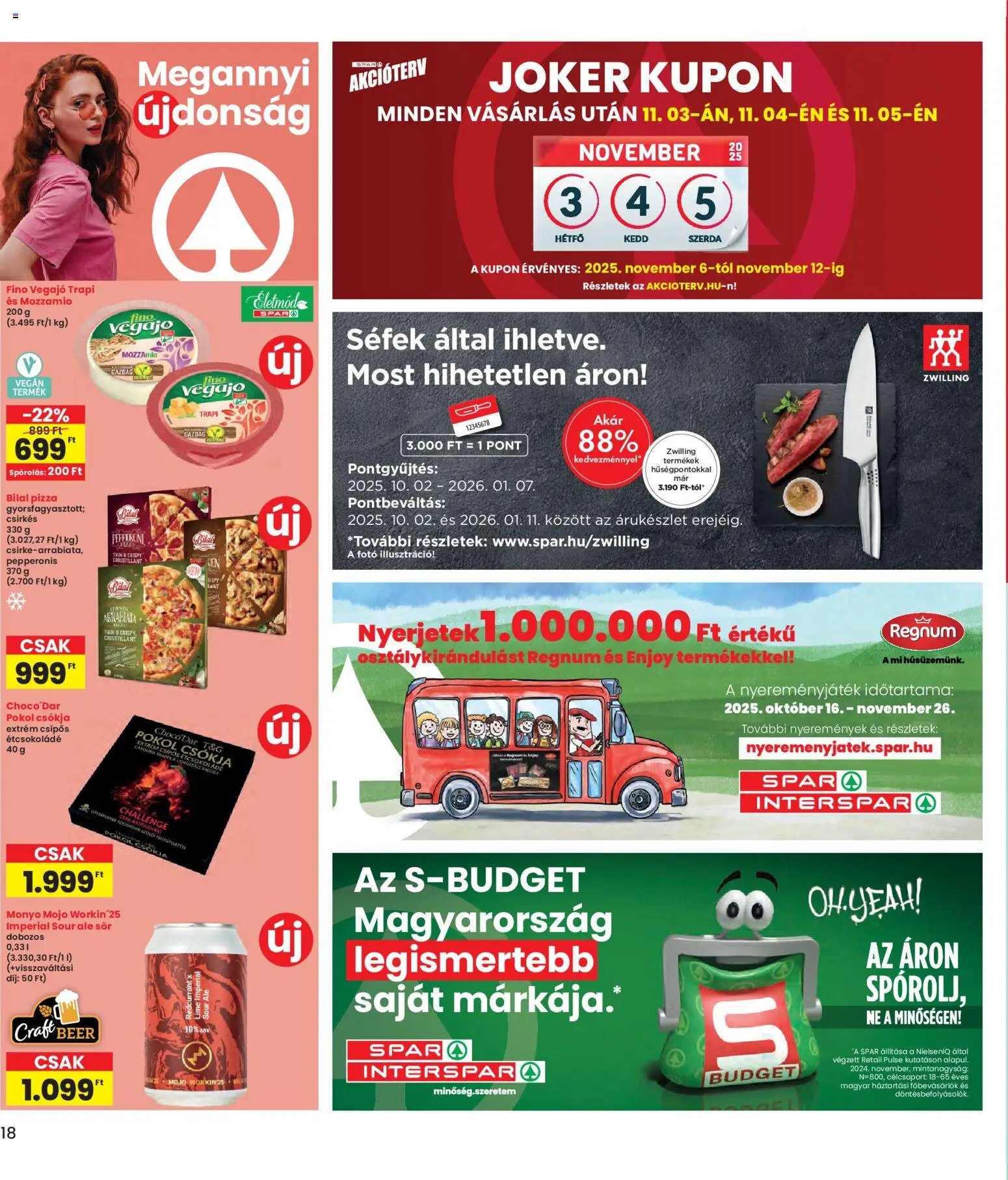 Interspar újság 2025.10.30. Akciós újság Interspar (2025-10-30 - 2025-11-05)