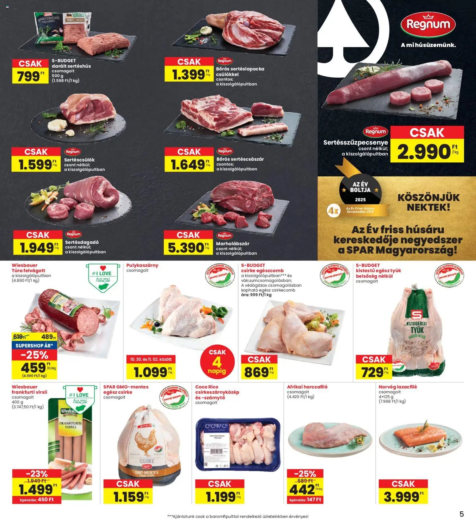 Interspar újság 2025.10.30. Akciós újság Interspar (2025-10-30 - 2025-11-05)