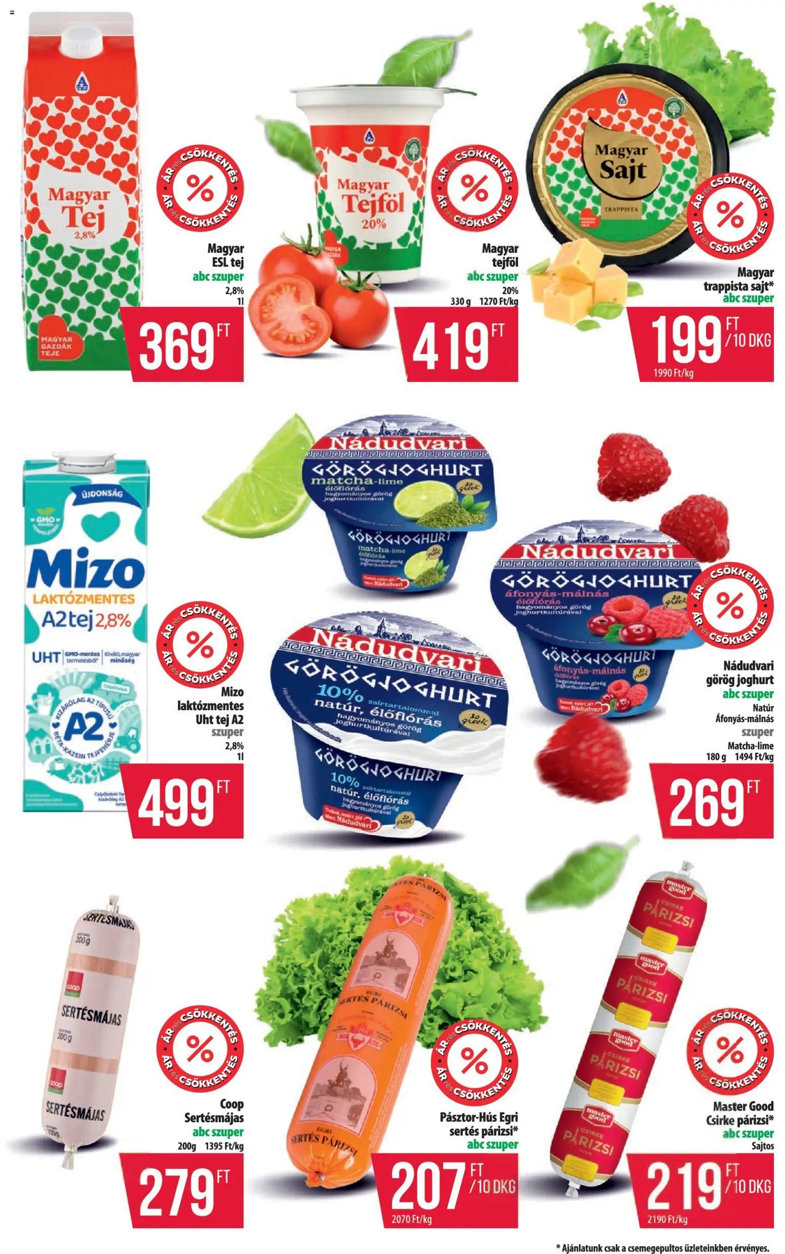 COOP újság 2026.08.06. COOP - Észak Kelet Pro-Coop Zrt - Szuper Plusz