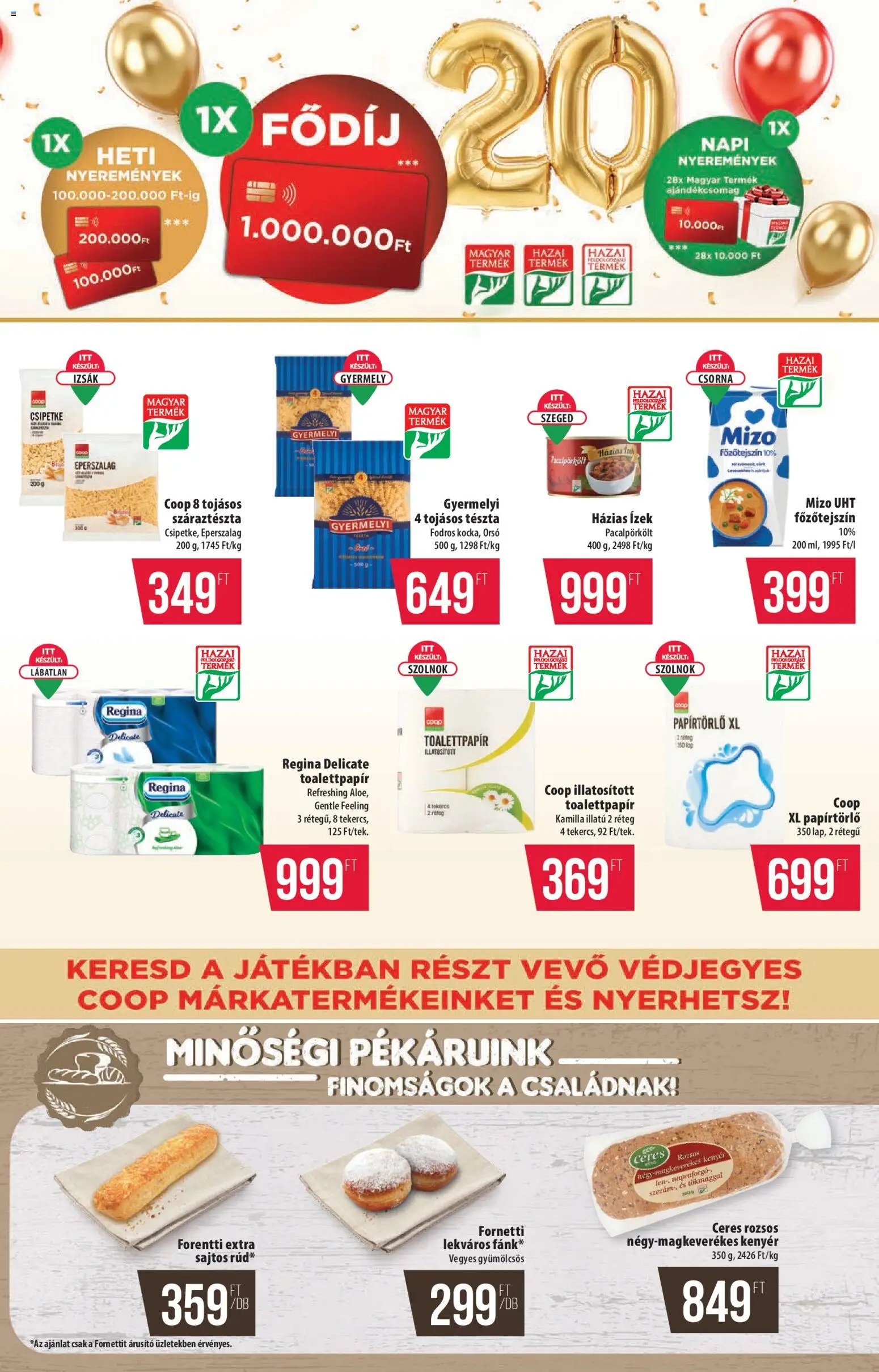 COOP újság 2026.08.06. COOP - Észak Kelet Pro-Coop Zrt - Szuper Plusz