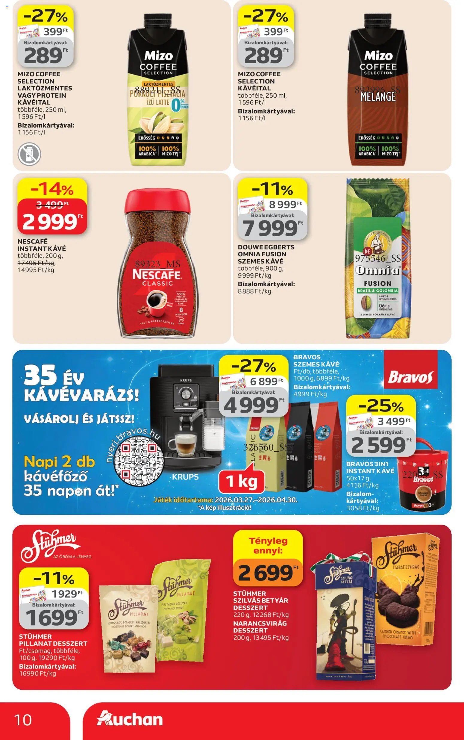 Auchan újság 2026.04.09. Auchan Kedvenc Márkáink (2026-04-09 - 2026-04-22)