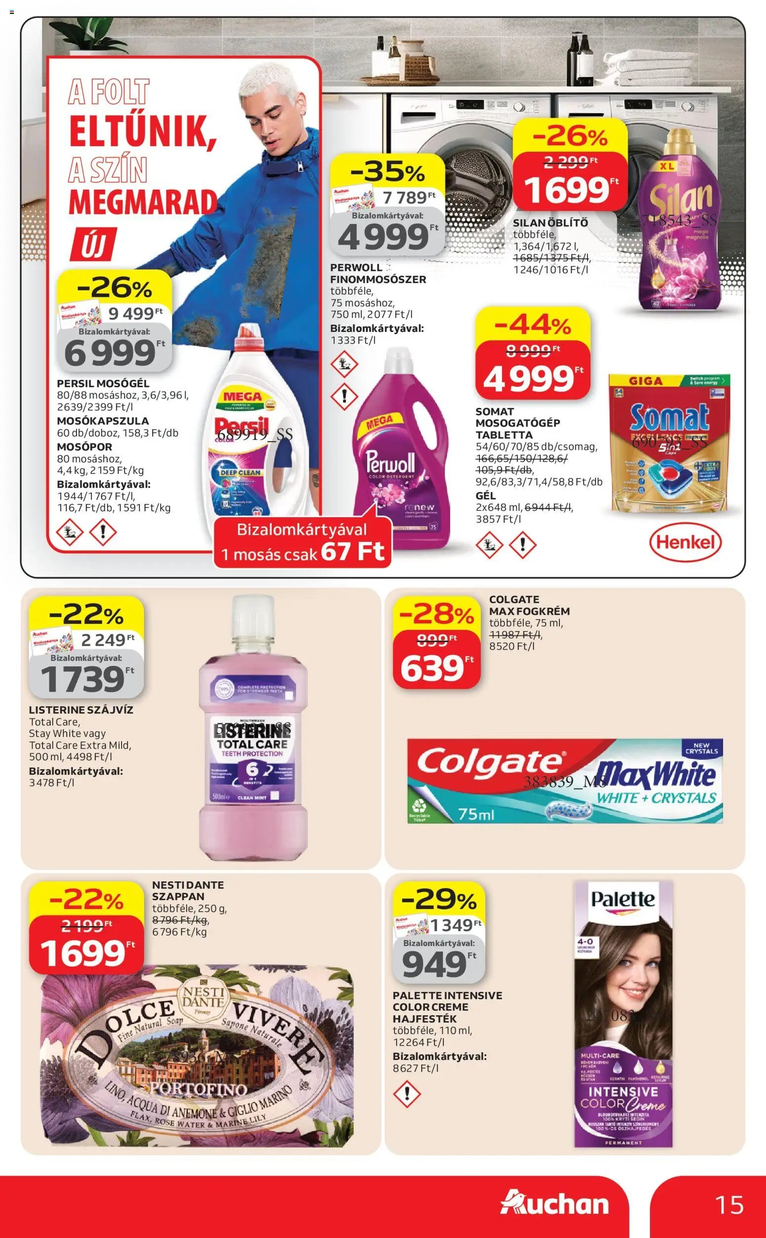 Auchan újság 2026.04.09. Auchan Kedvenc Márkáink (2026-04-09 - 2026-04-22)