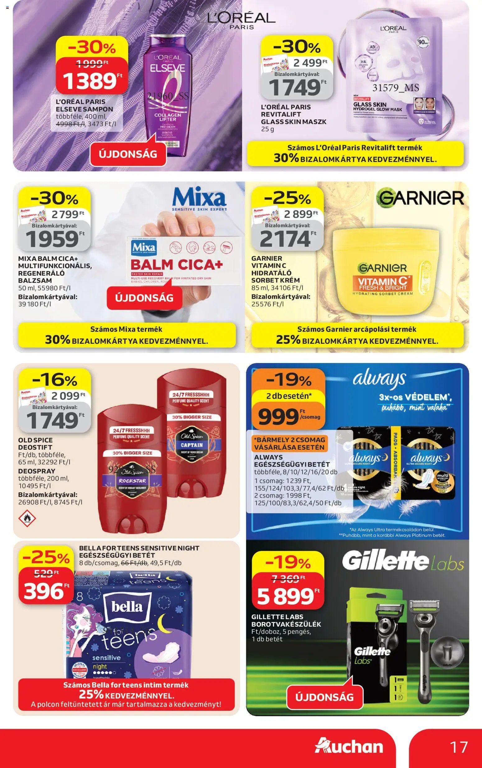 Auchan újság 2026.04.09. Auchan Kedvenc Márkáink (2026-04-09 - 2026-04-22)