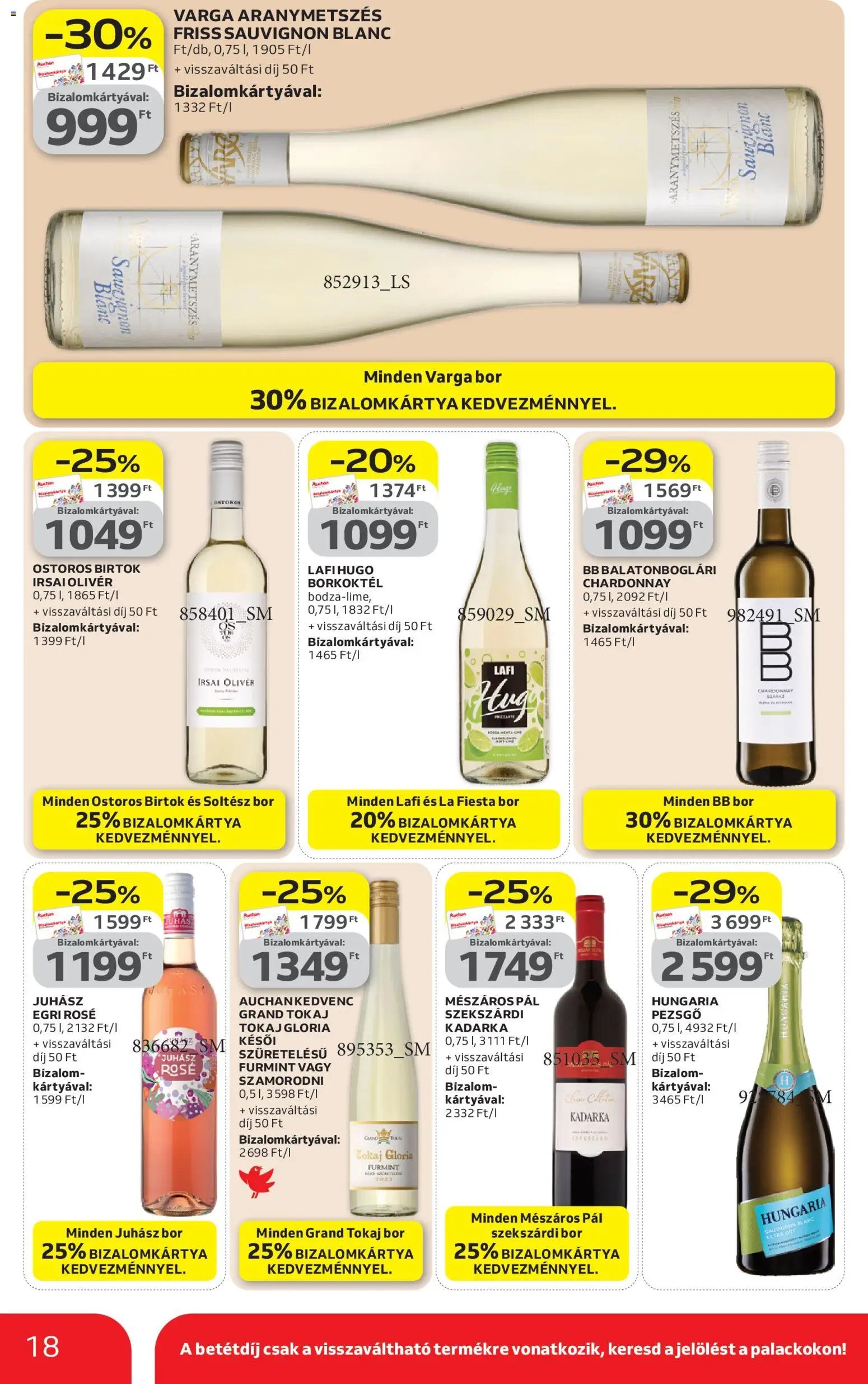 Auchan újság 2026.04.09. Auchan Kedvenc Márkáink (2026-04-09 - 2026-04-22)