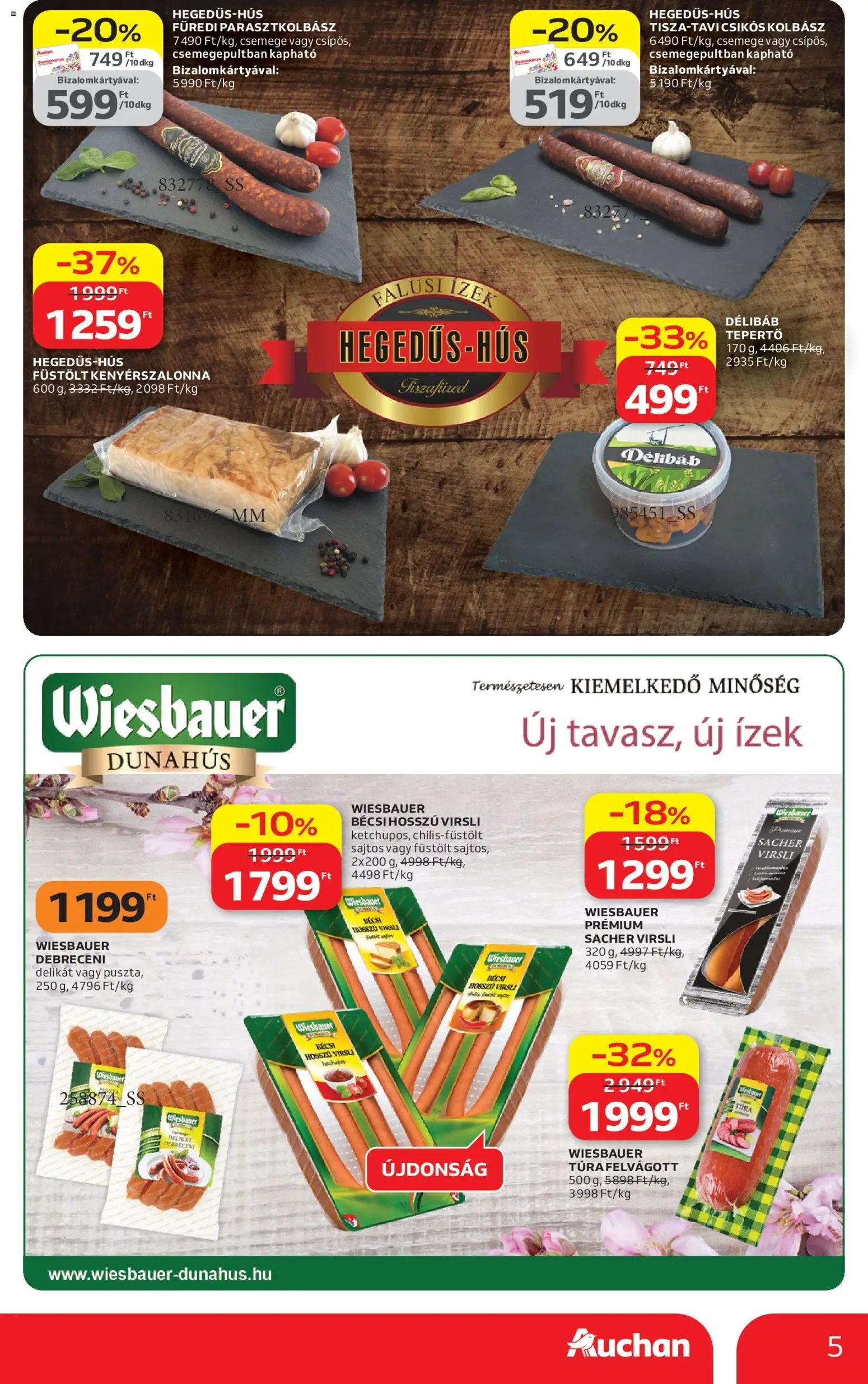 Auchan újság 2026.04.09. Auchan Kedvenc Márkáink (2026-04-09 - 2026-04-22)