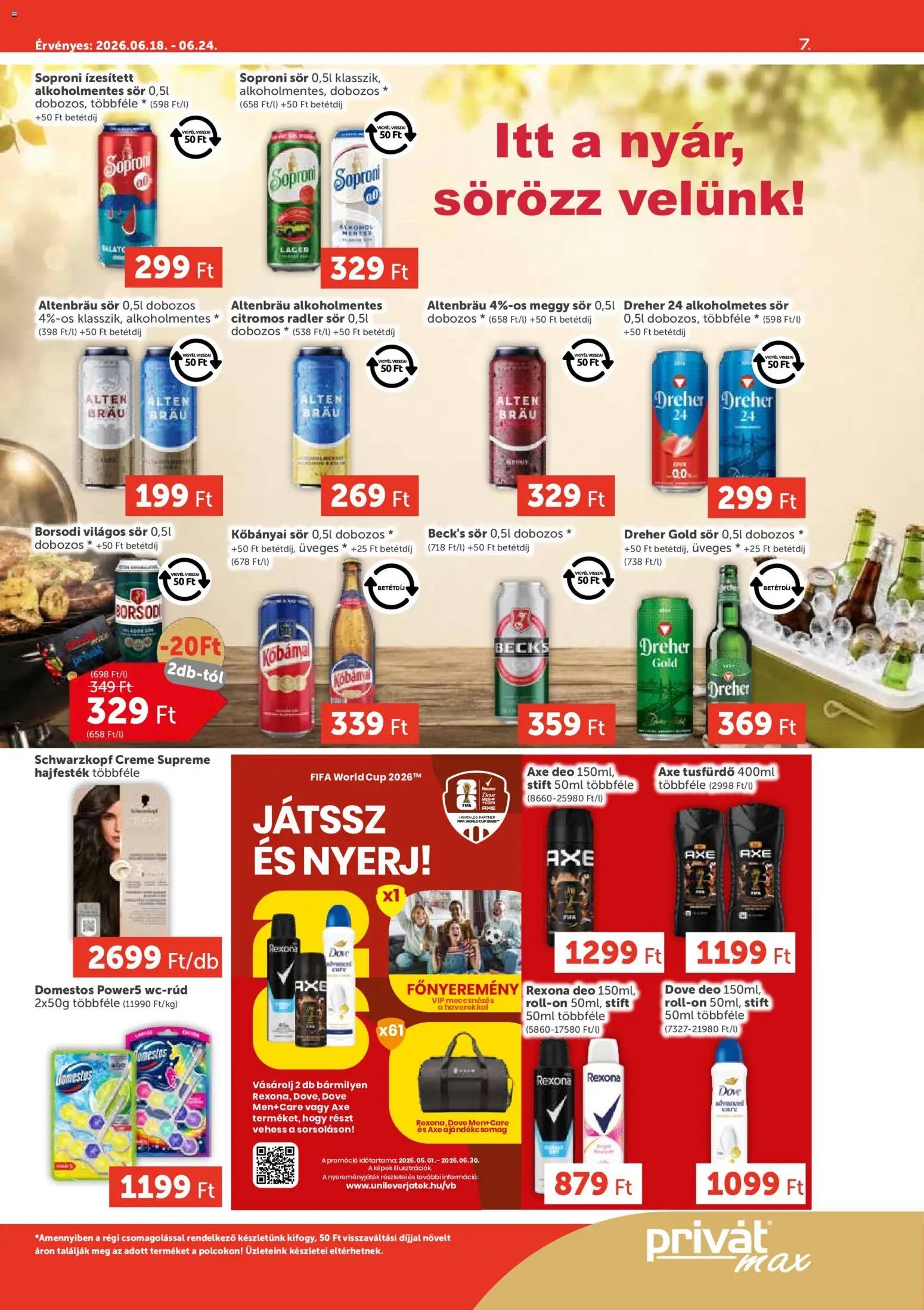 PRIVÁT újság 2026.06.18. PRIVÁT Aktuális szórólap MAX