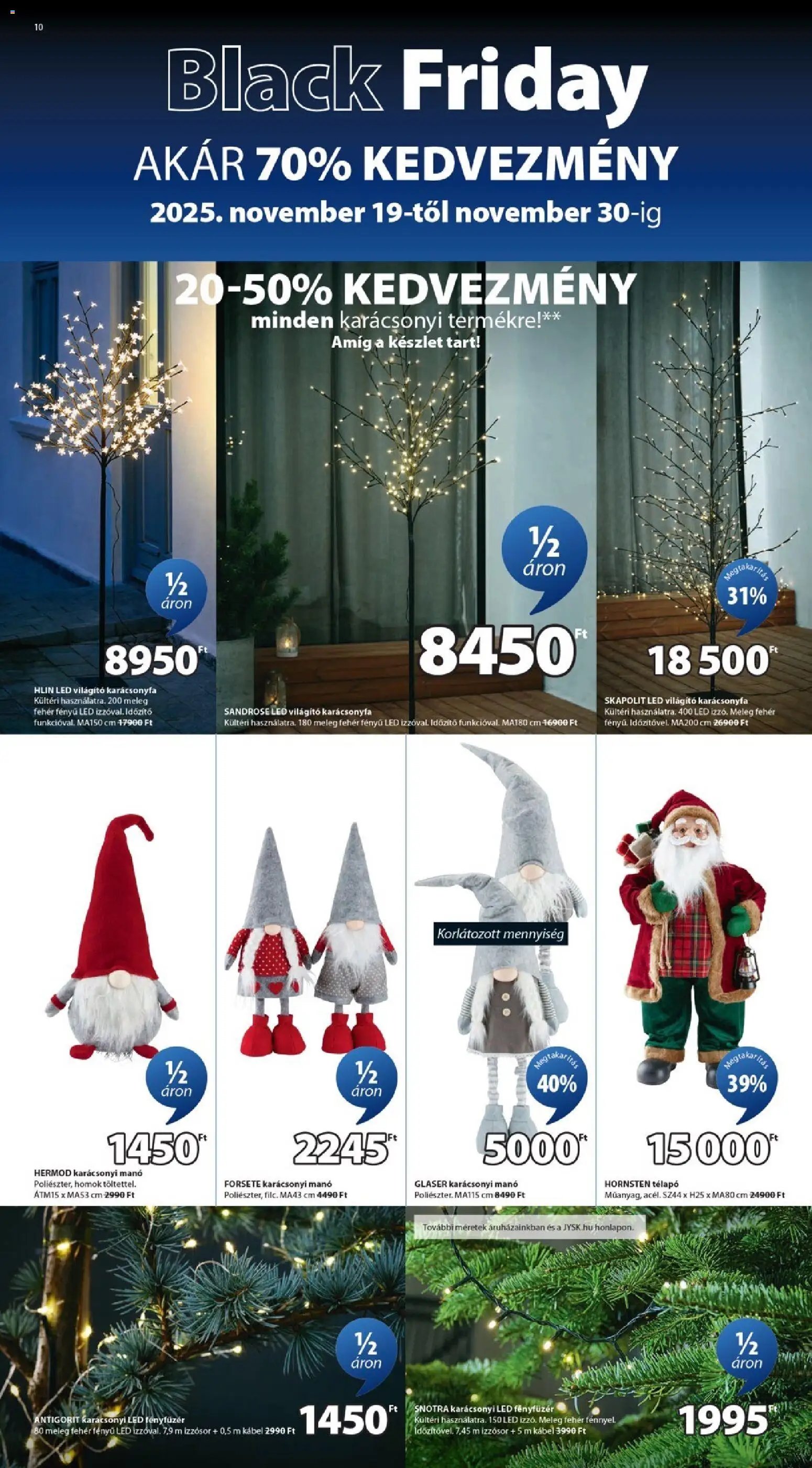 JYSK újság 2025.11.19. Black Friday (2025-11-19 - 2025-11-30)