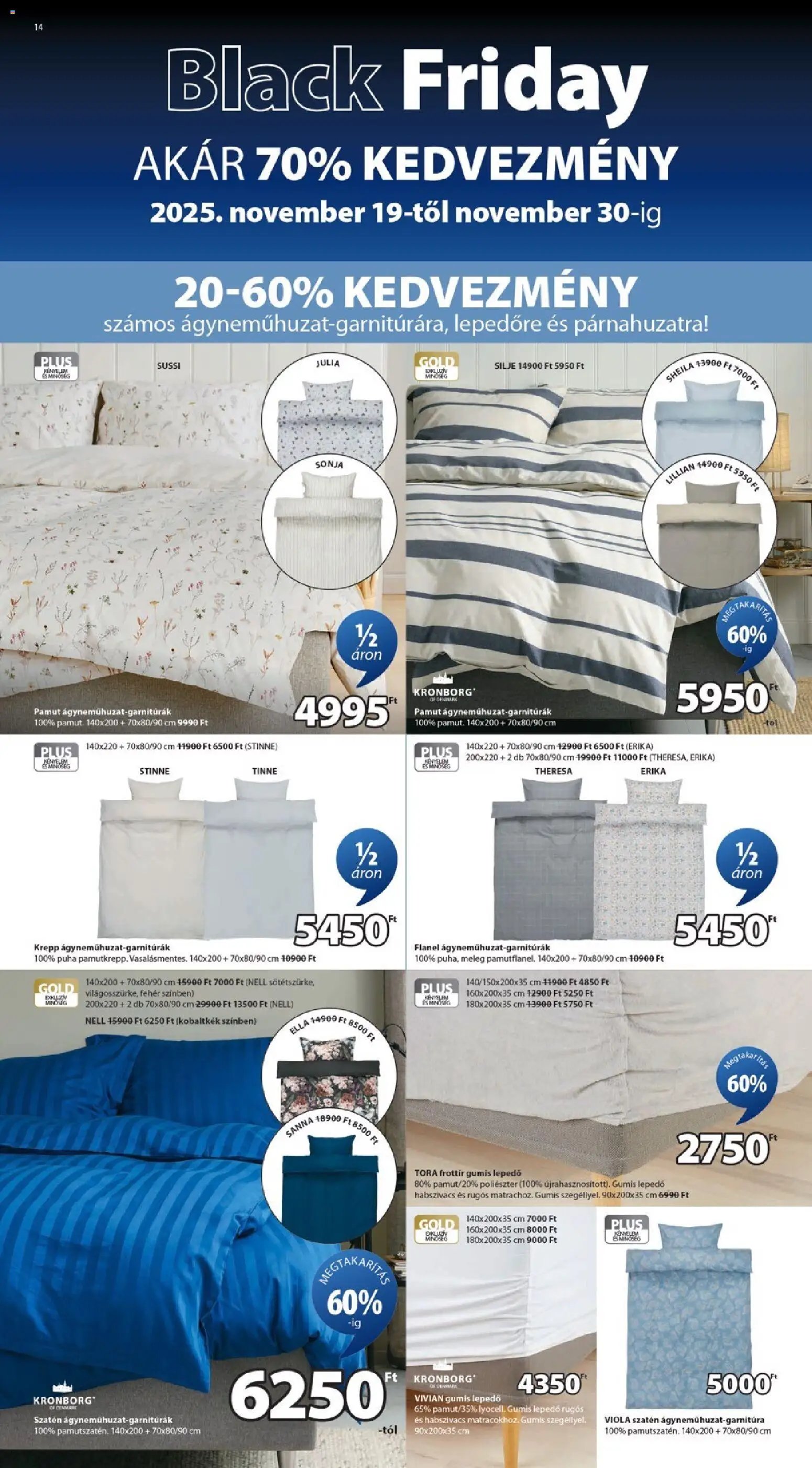 JYSK újság 2025.11.19. Black Friday (2025-11-19 - 2025-11-30)